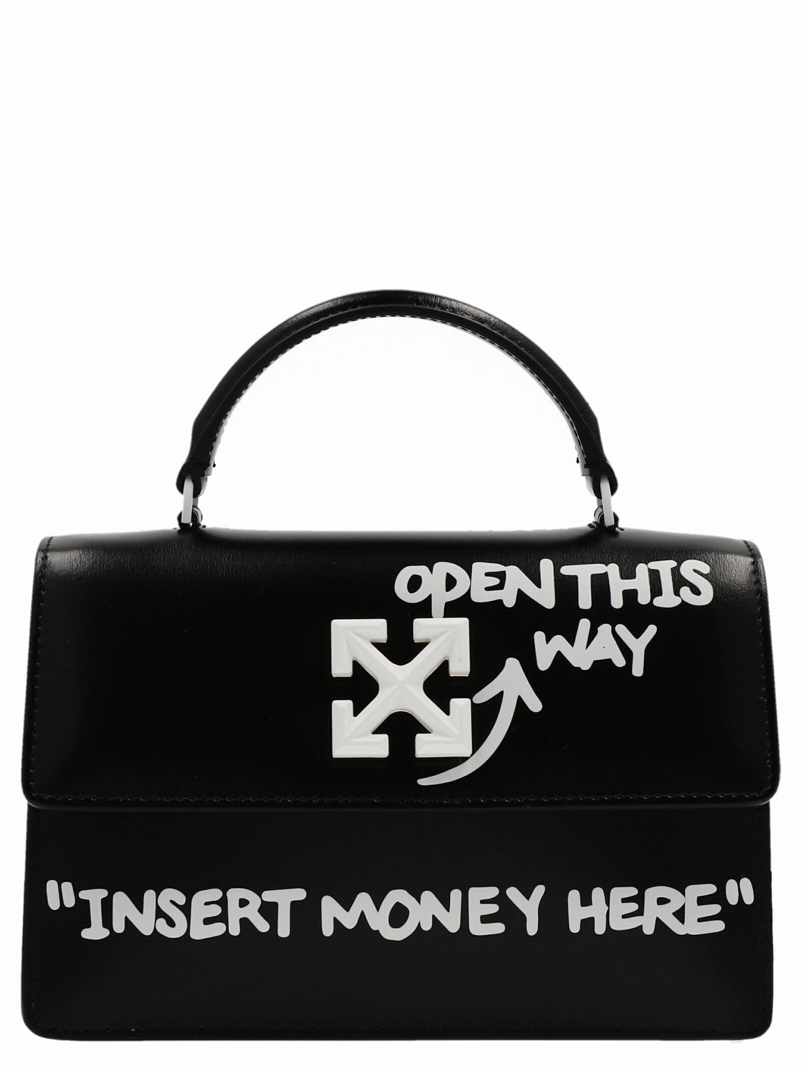 Off-White Jitney 1.4 Logo Plaque Crossbody Bag