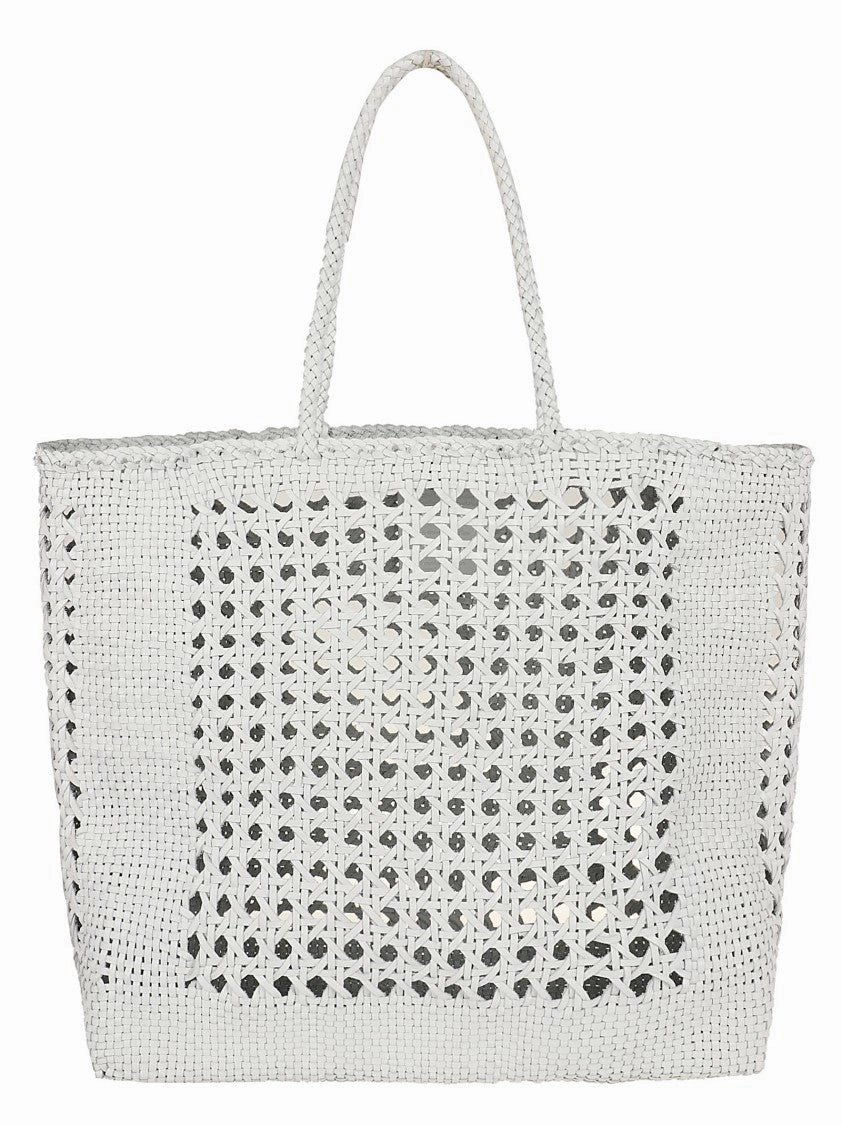 Open Cannage Weave Tote