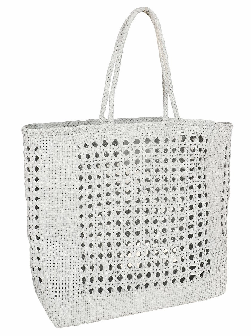 Open Cannage Weave Tote