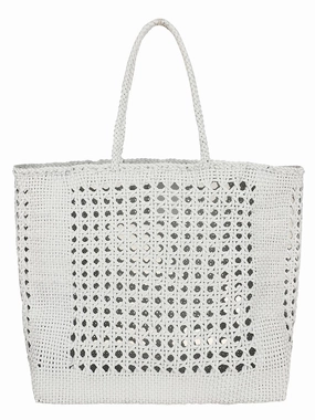Open Cannage Weave Tote