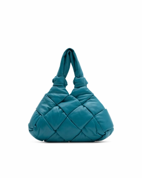 Padded Lock Shoulder Bag