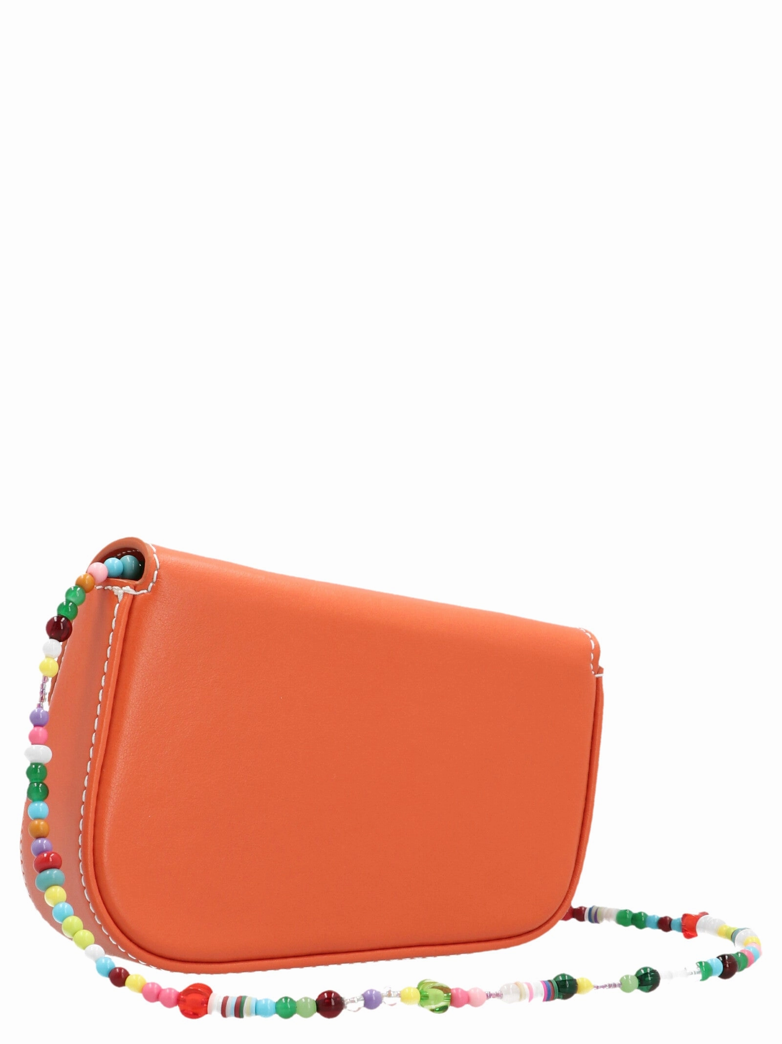 Palm Angels Logo Printed Beaded-Strap Shoulder Bag