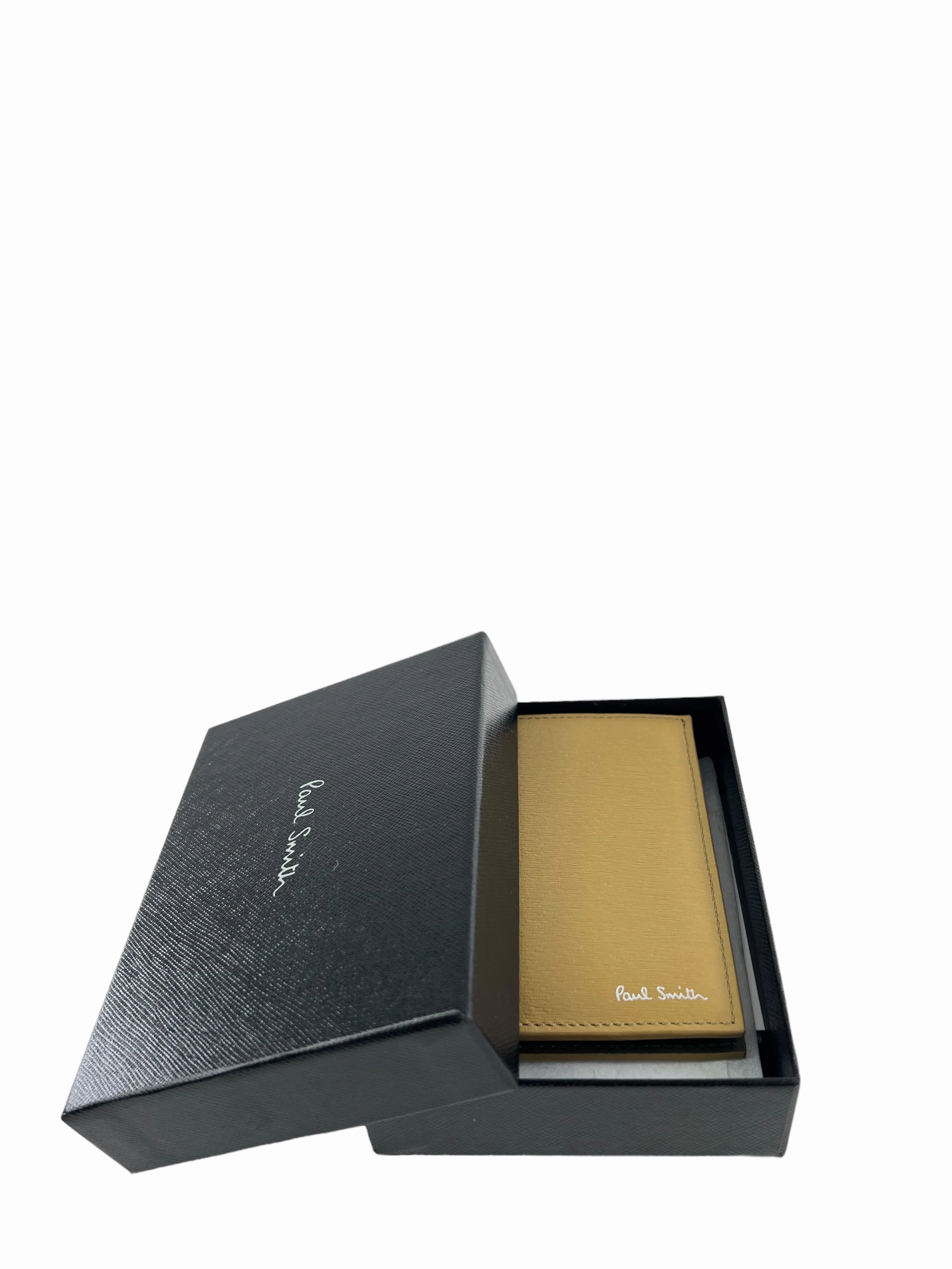 Paul Smith Mustard Leather Card Wallet