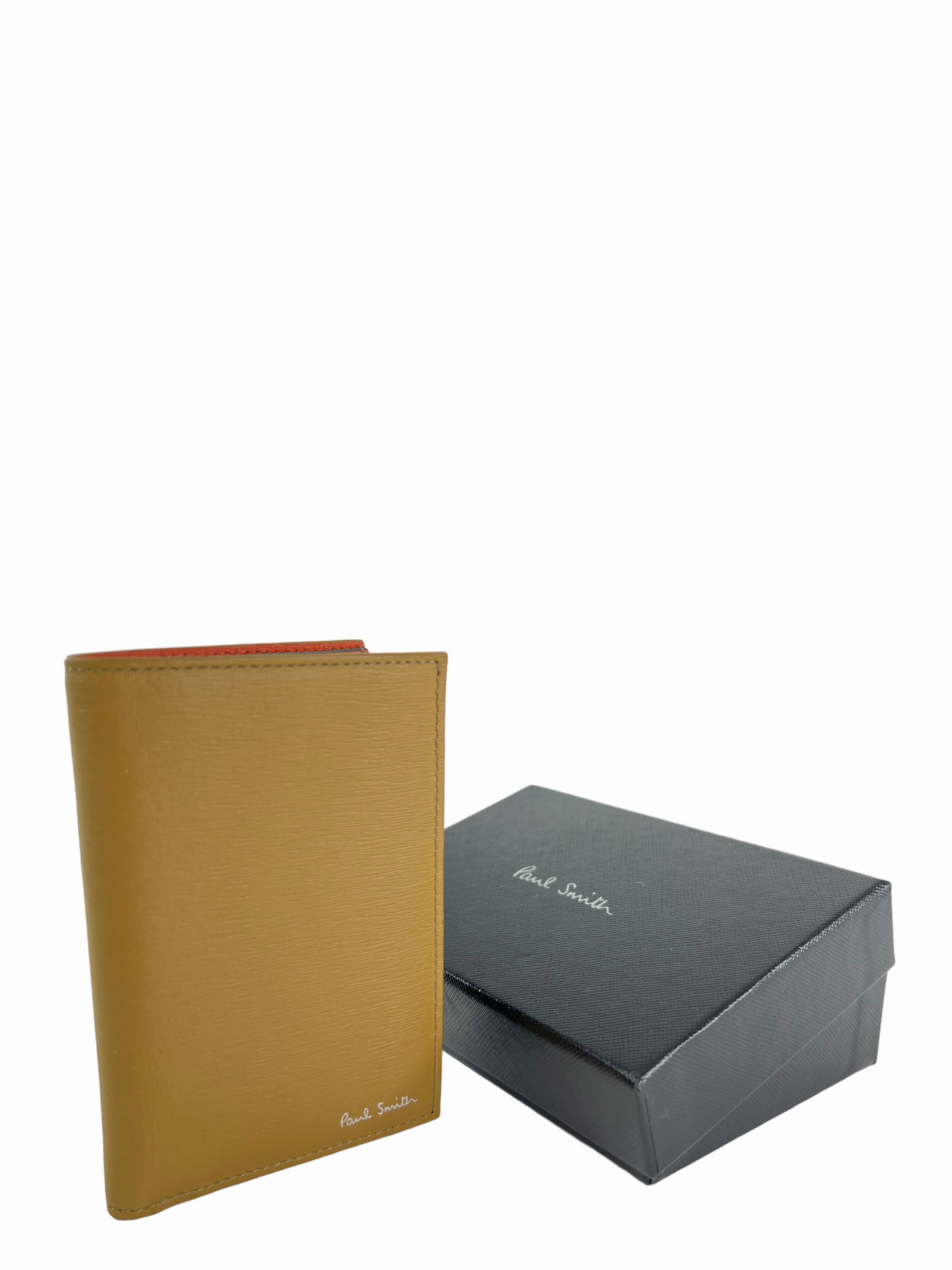 Paul Smith Mustard Leather Card Wallet