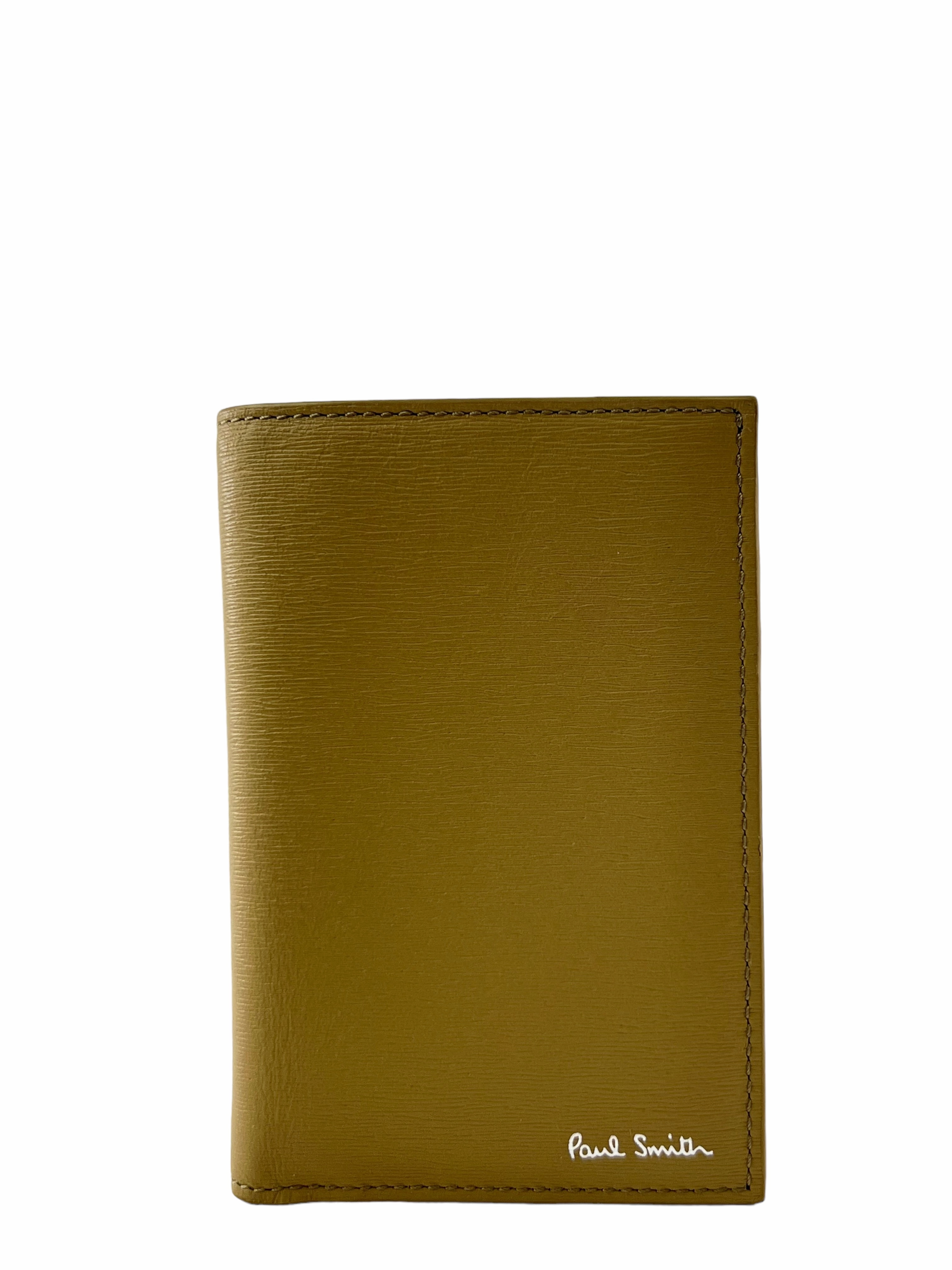 Paul Smith Mustard Leather Card Wallet
