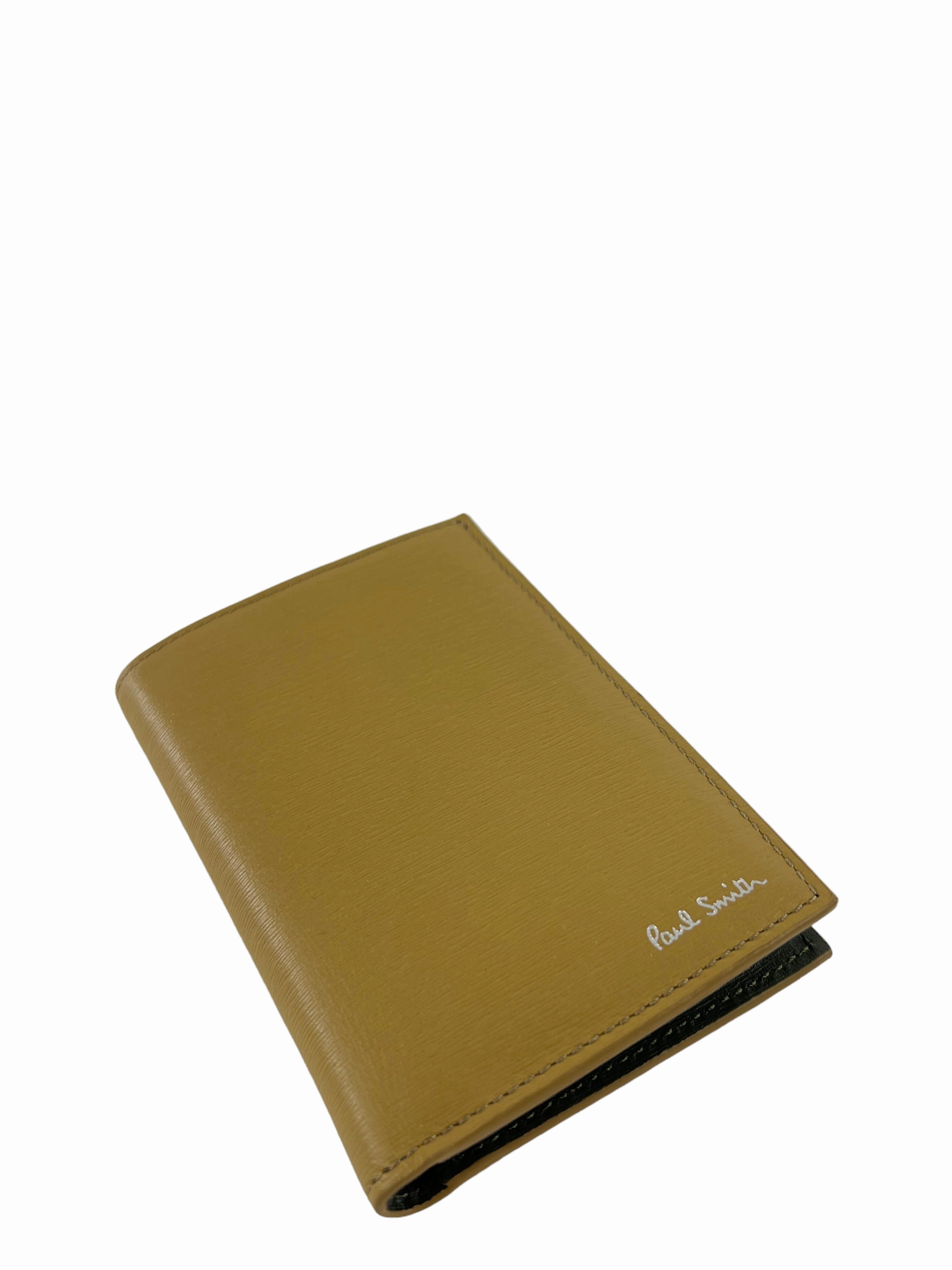 Paul Smith Mustard Leather Card Wallet