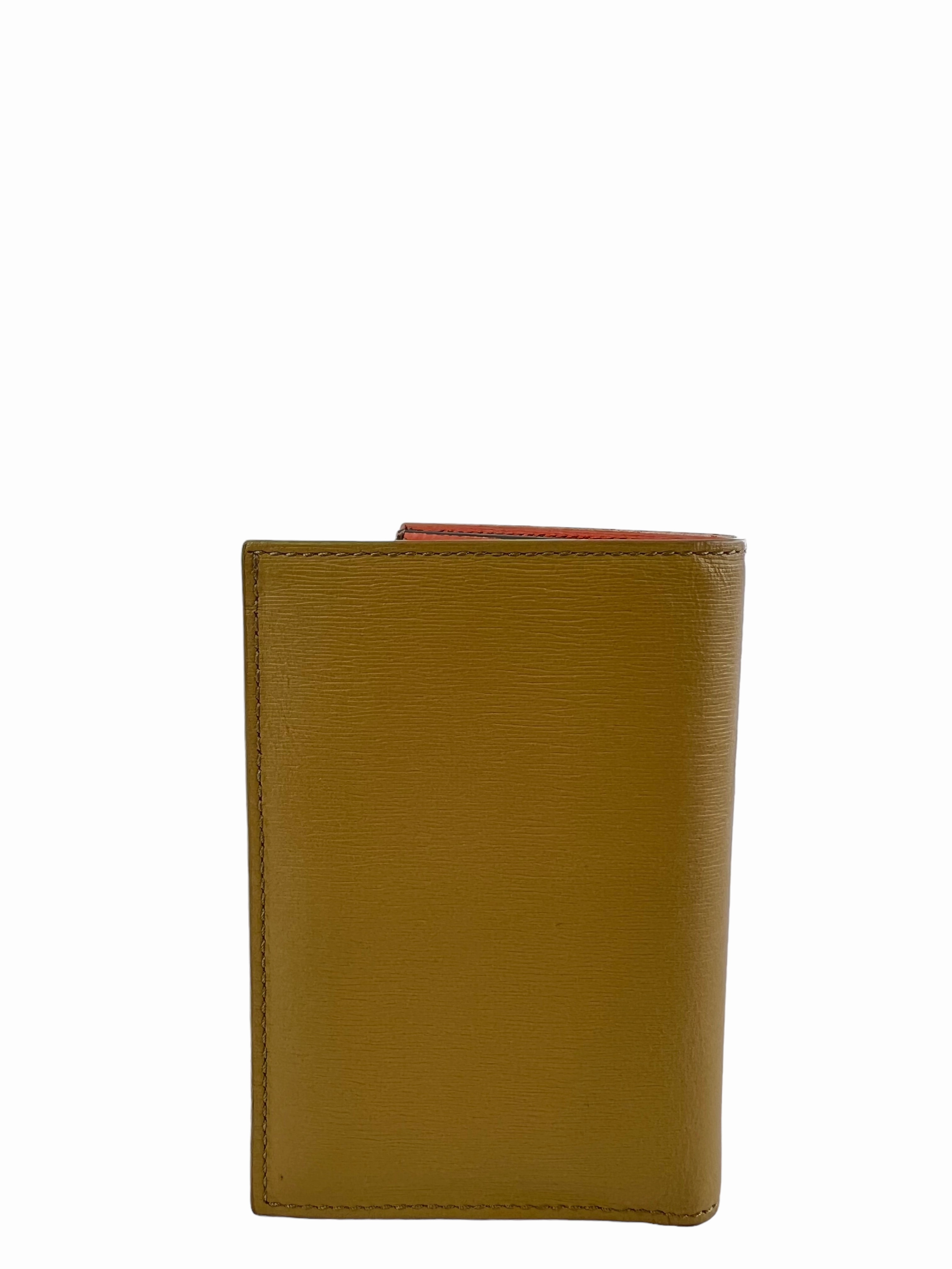 Paul Smith Mustard Leather Card Wallet