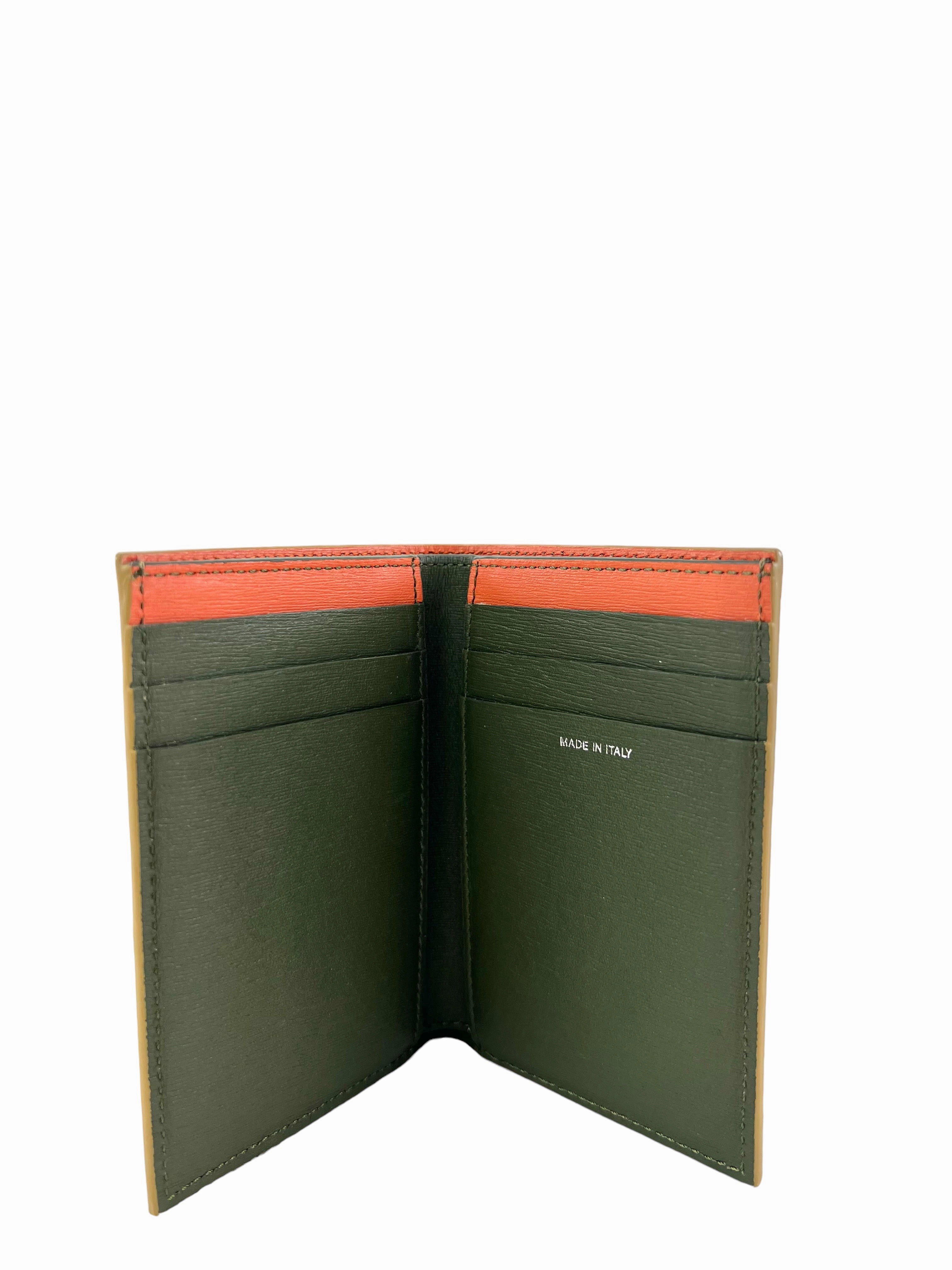 Paul Smith Mustard Leather Card Wallet
