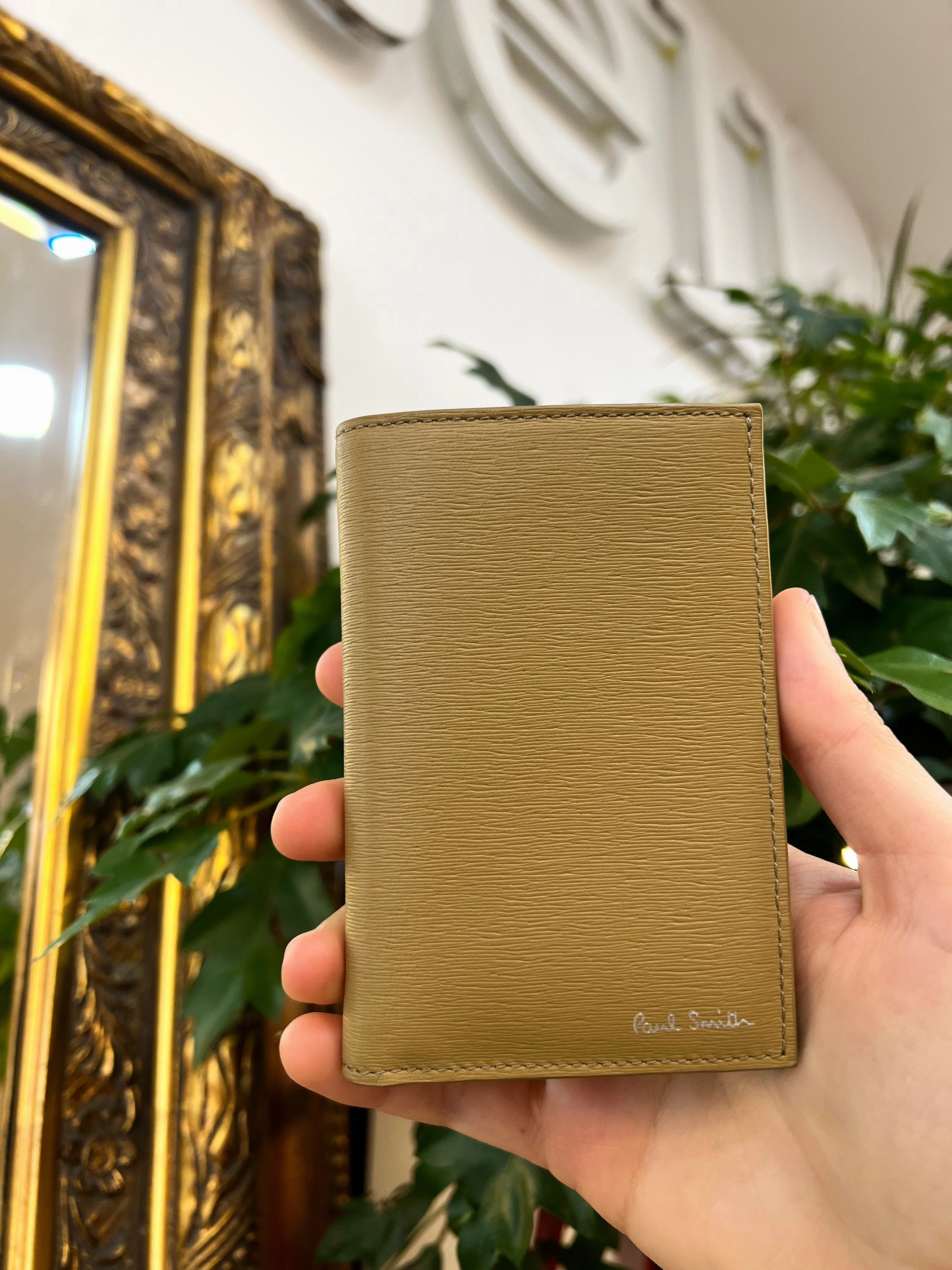 Paul Smith Mustard Leather Card Wallet