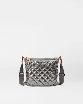 Pewter Metallic Metro Scout Crossbody Deluxe