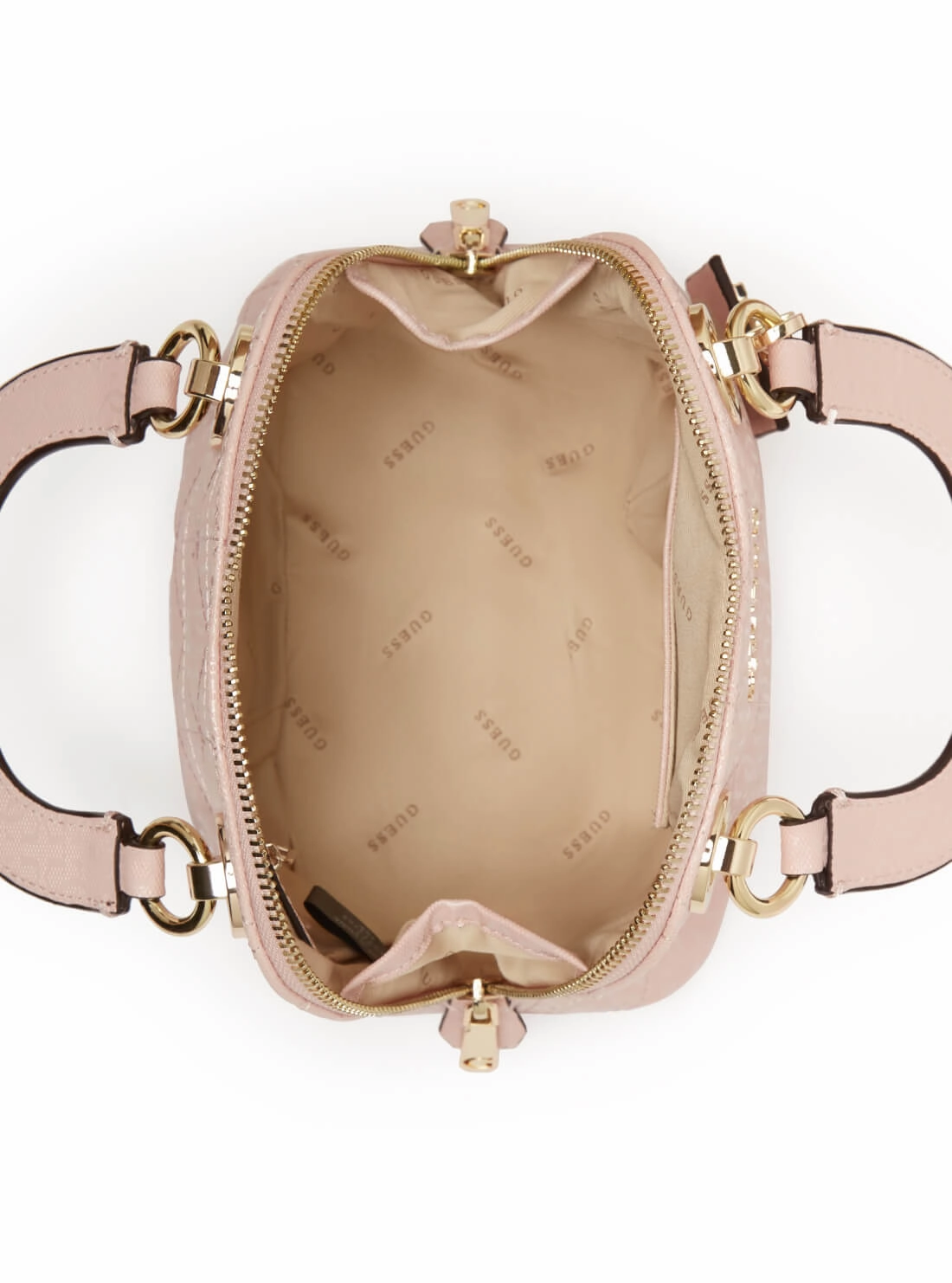 Pink Cathleen Small Dome Crossbody Satchel