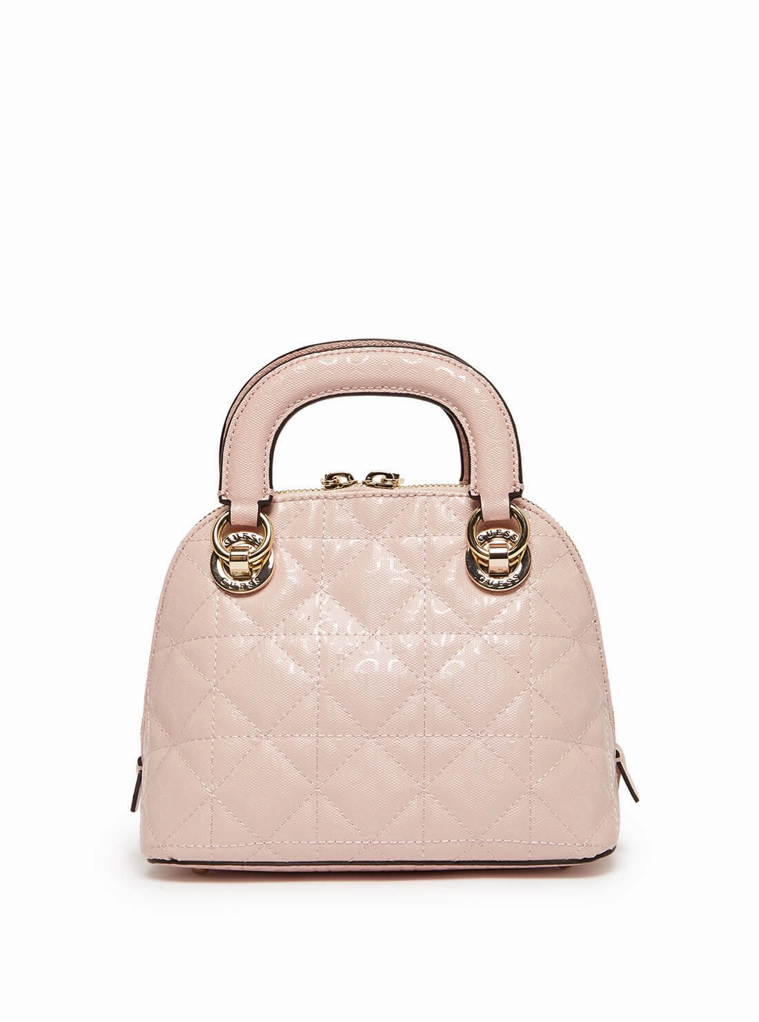 Pink Cathleen Small Dome Crossbody Satchel