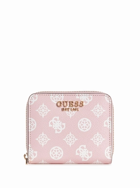 Pink Logo Laurel Small Wallet