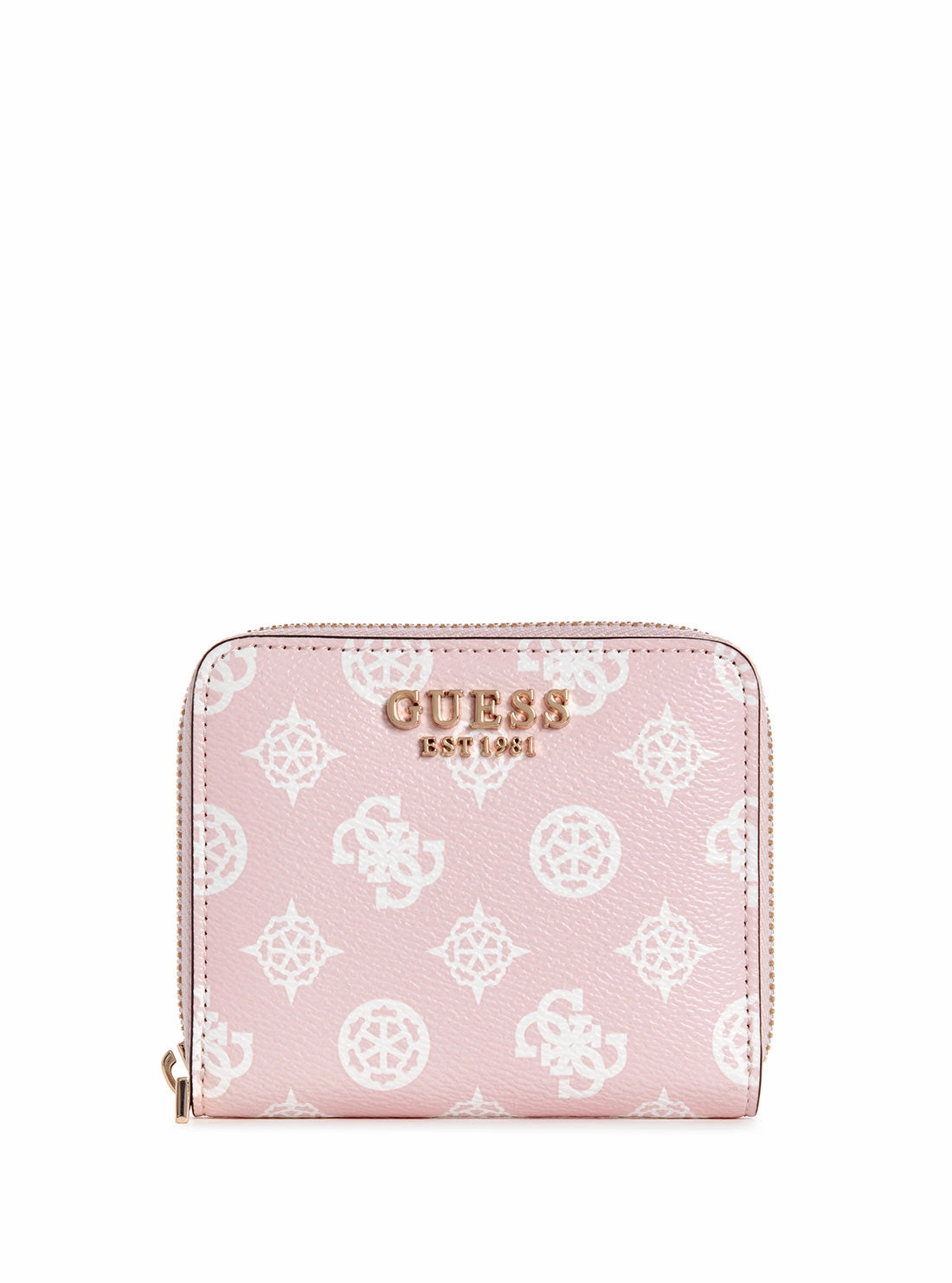 Pink Logo Laurel Small Wallet