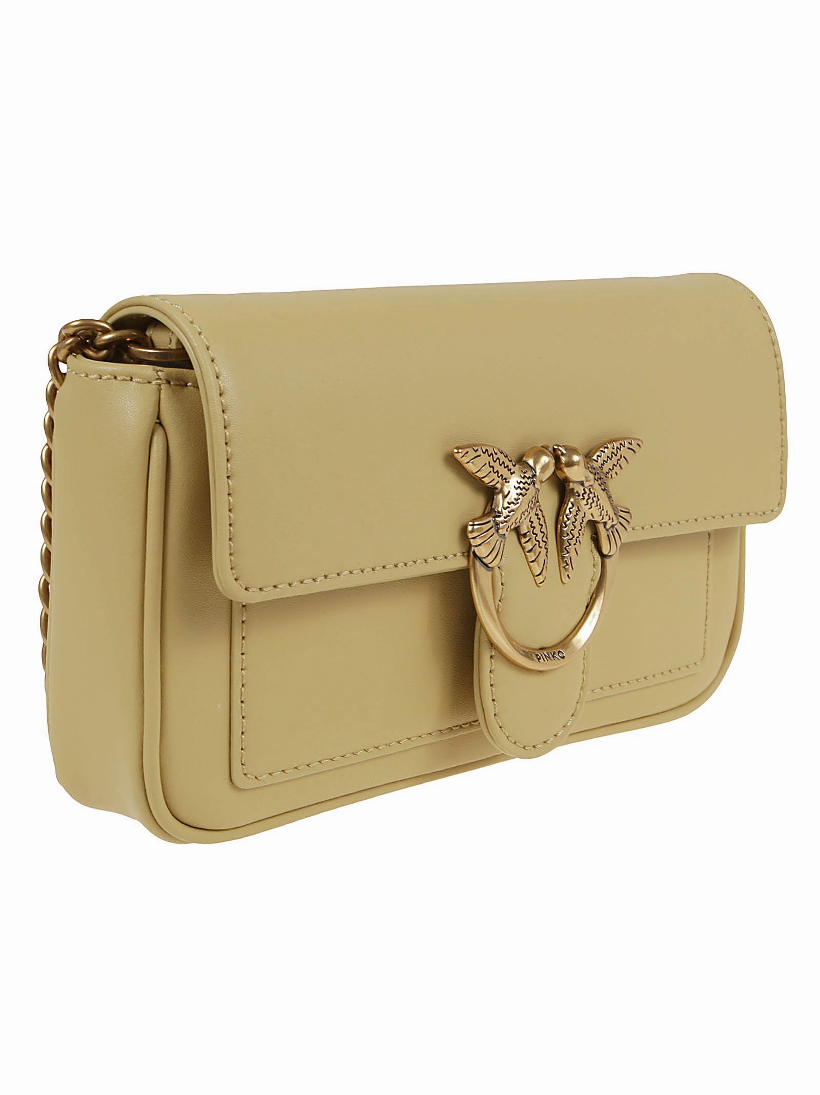 Pinko Love Bird Buckle Shoulder Bag