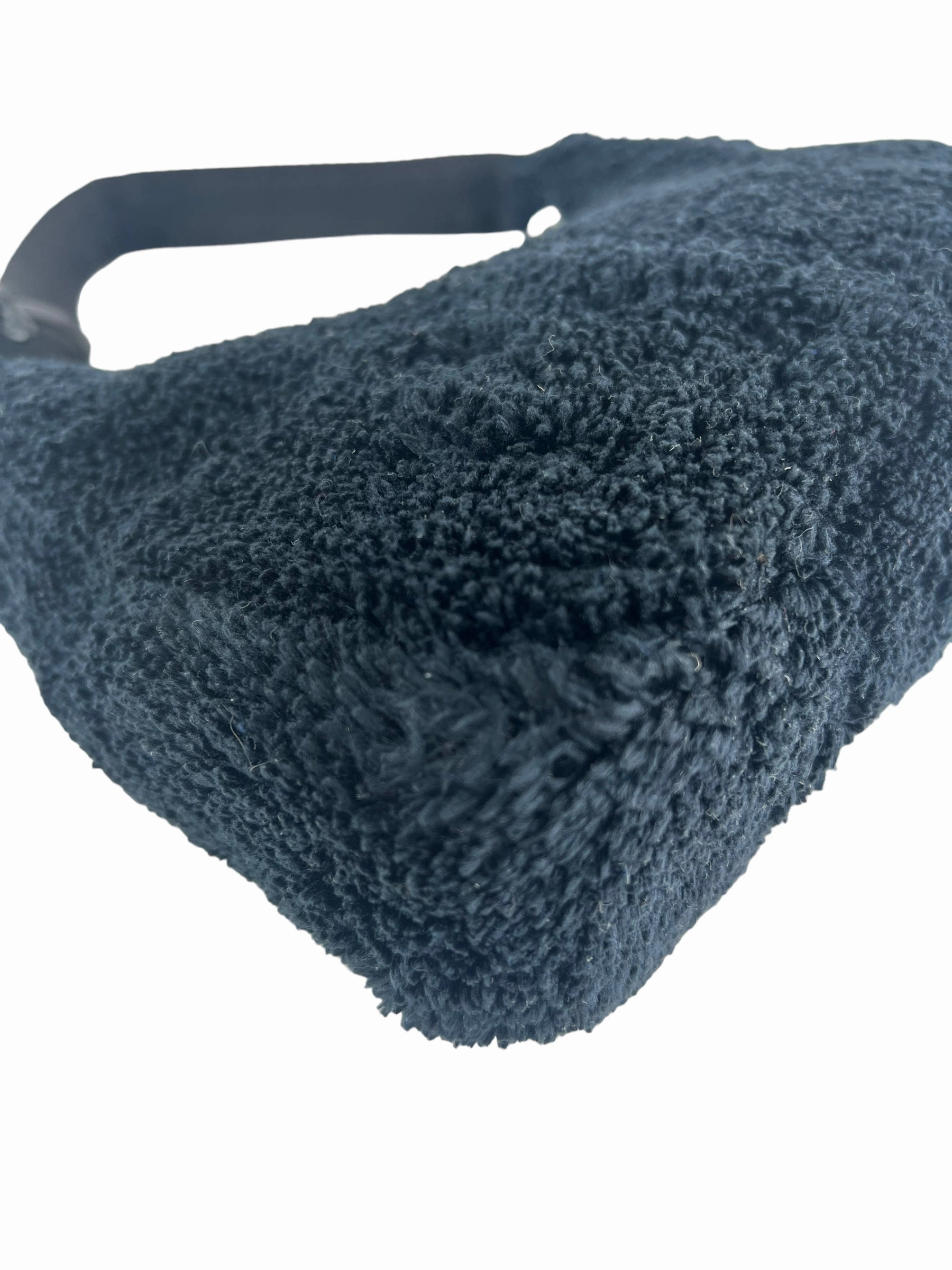 Prada Black Faux Fur Re-Edition 2000 Shoulder Bag