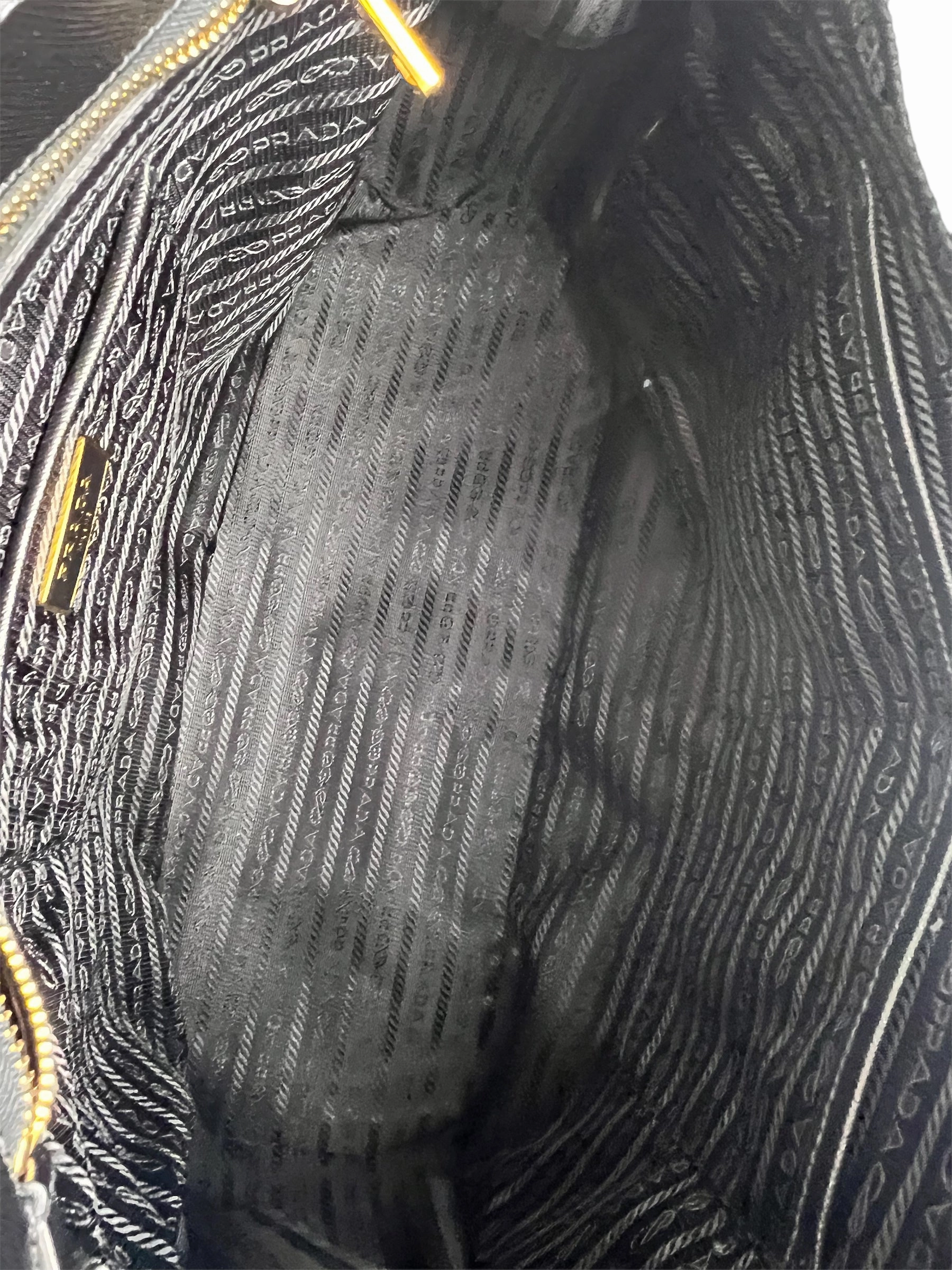 Prada Black Saffiano Leather Executive Tote