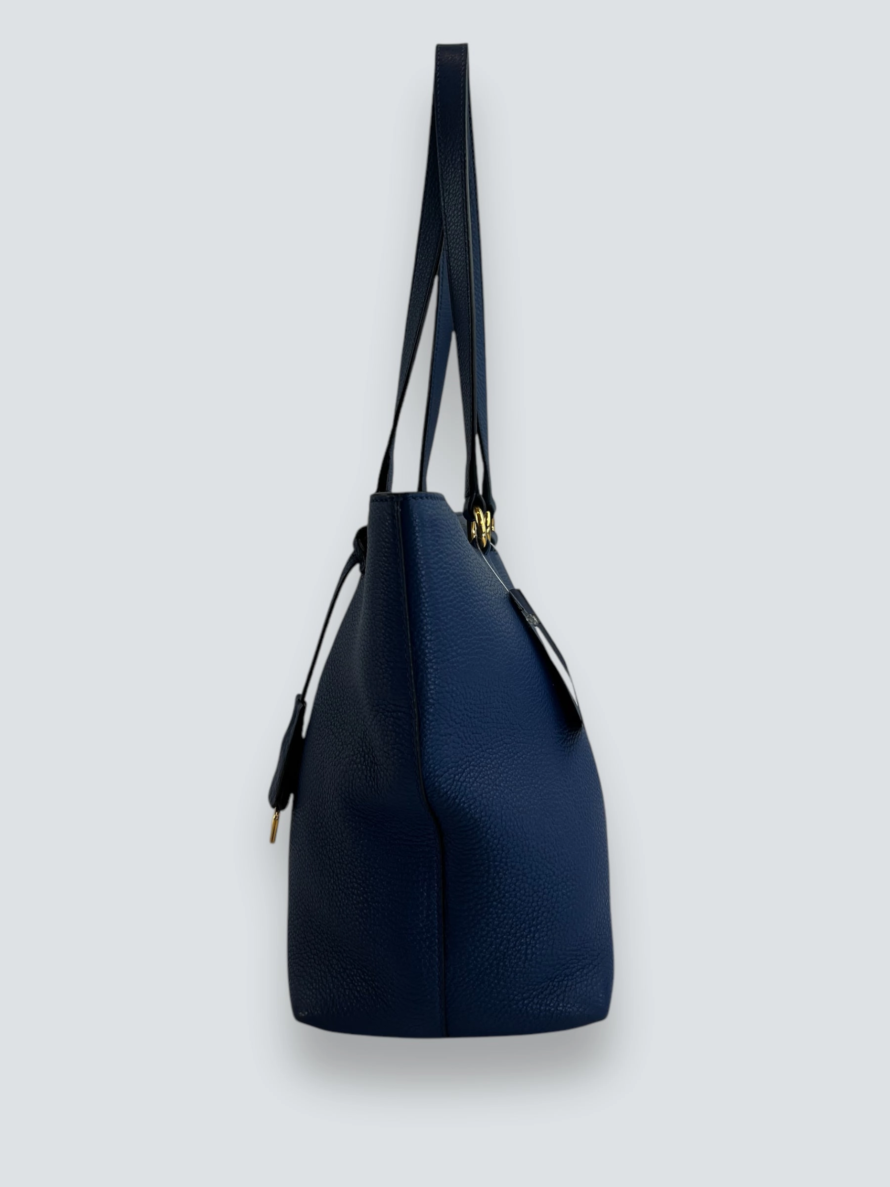 Prada Blue Leather Tote