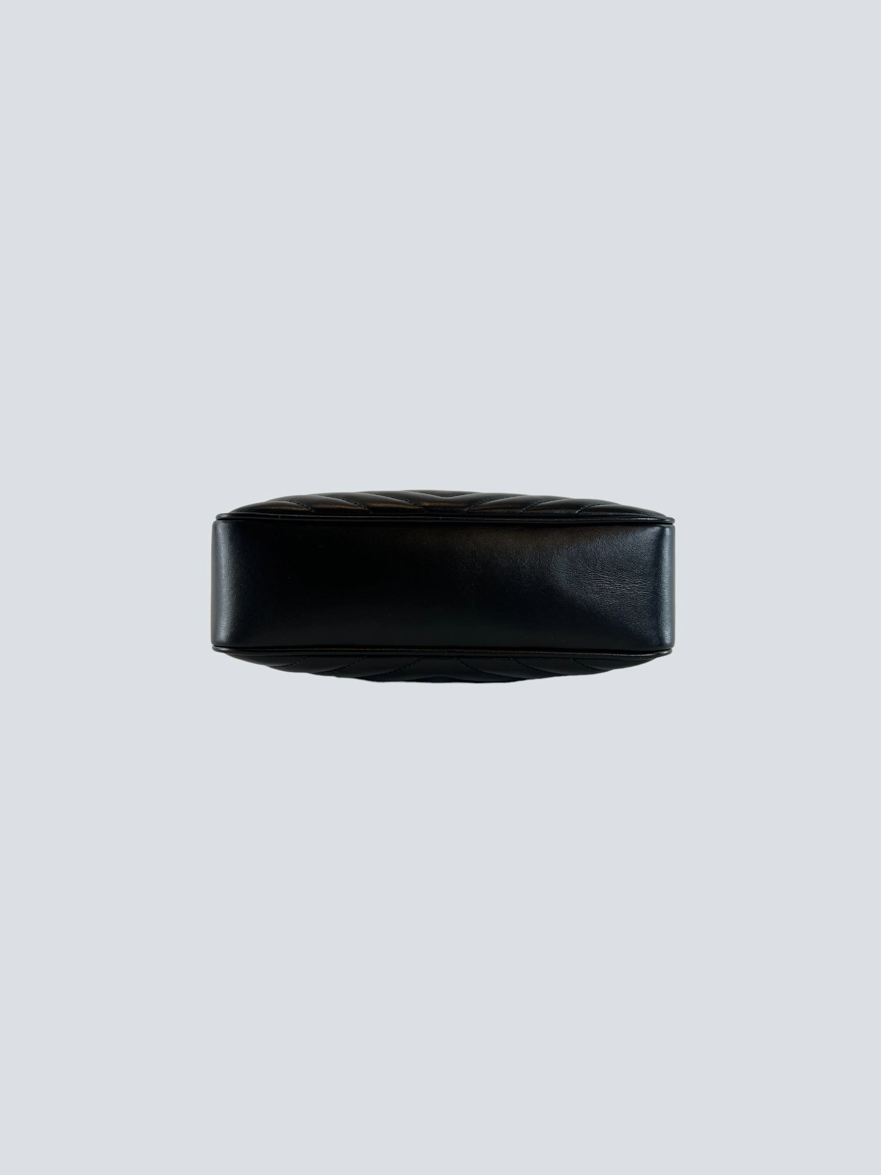 Saint Laurent Black Leather Lou Camera Bag