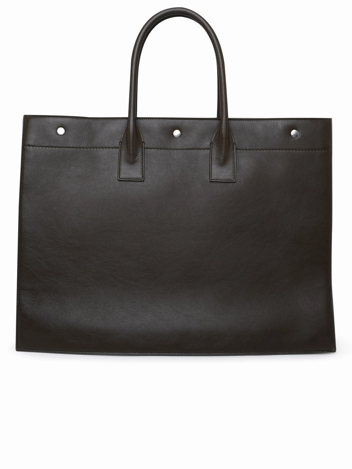 Saint Laurent Rive Gauche Logo Embossed Tote Bag