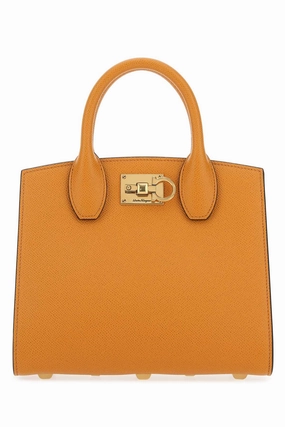 Salvatore Ferragamo Studio Box Tote Bag