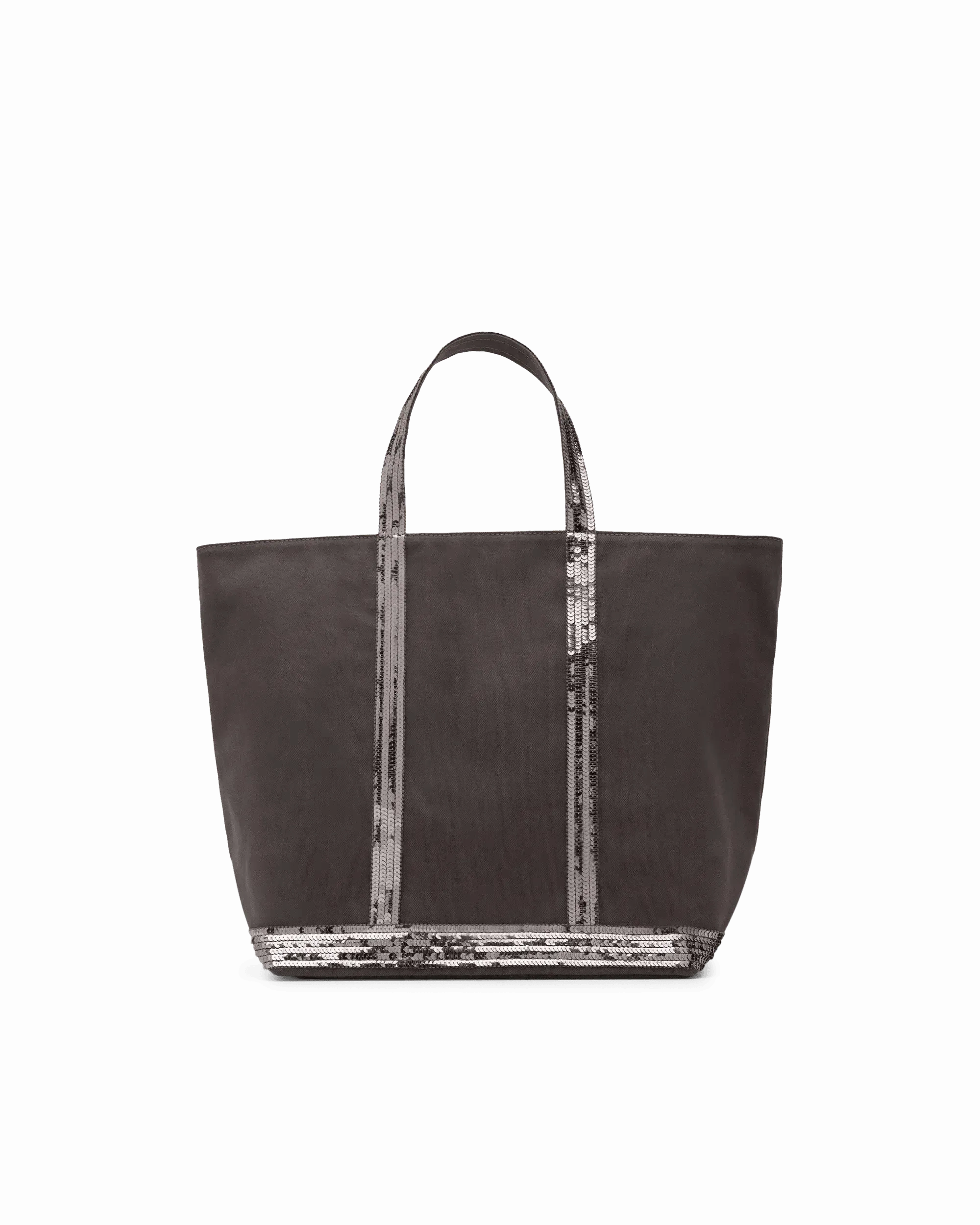 Sequin Trim Medium Tote Bag