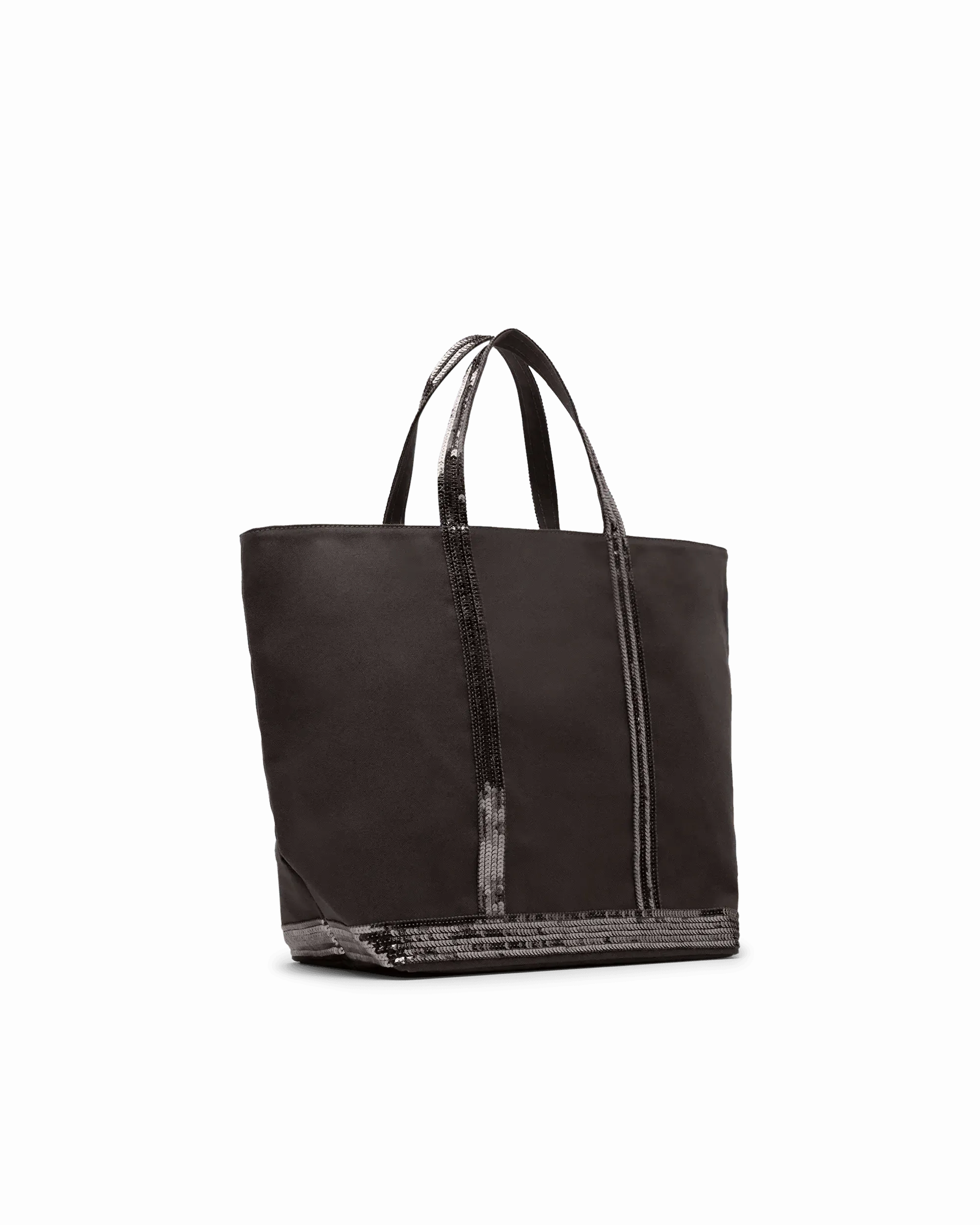 Sequin Trim Medium Tote Bag