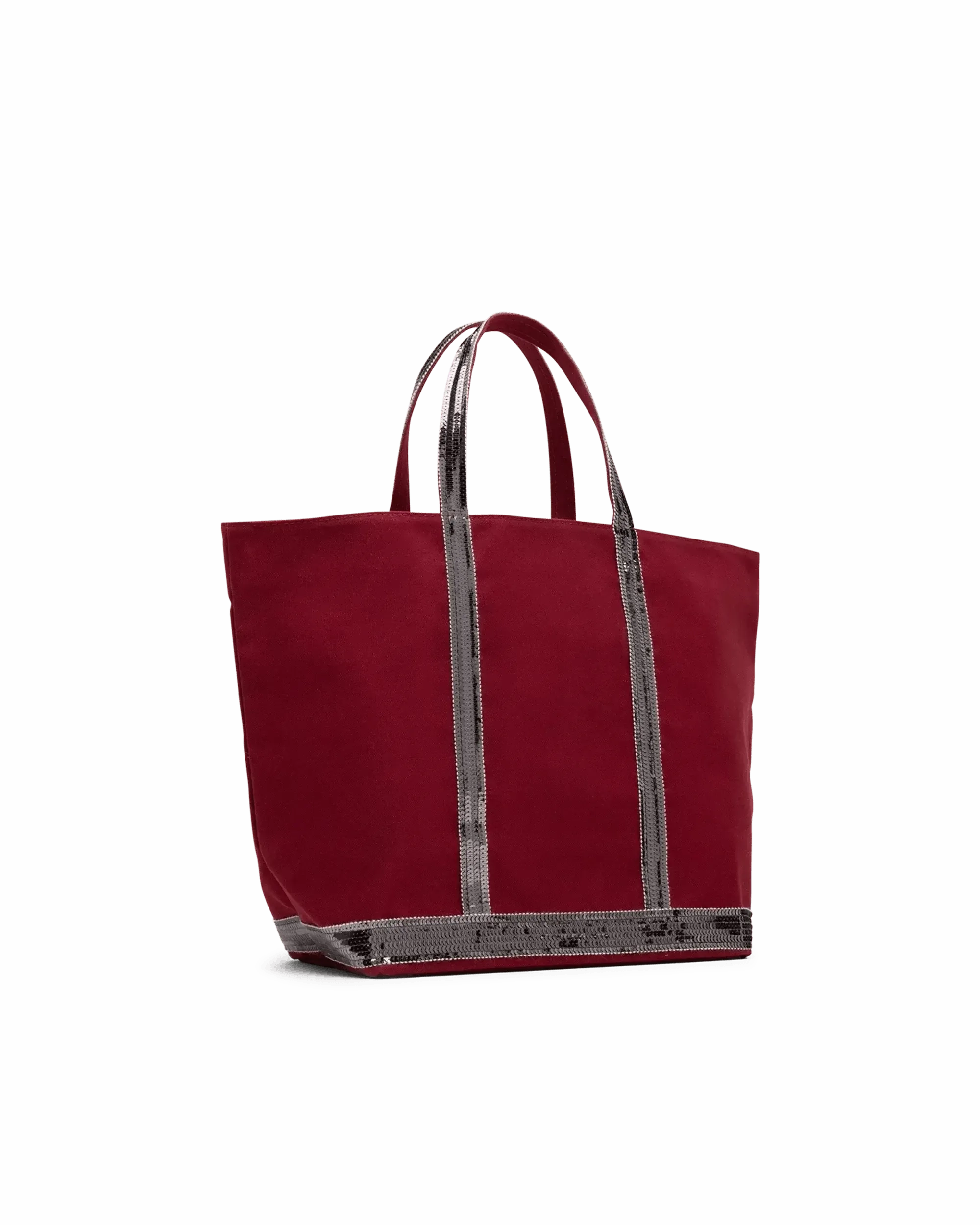 Sequin Trim Medium Tote Bag