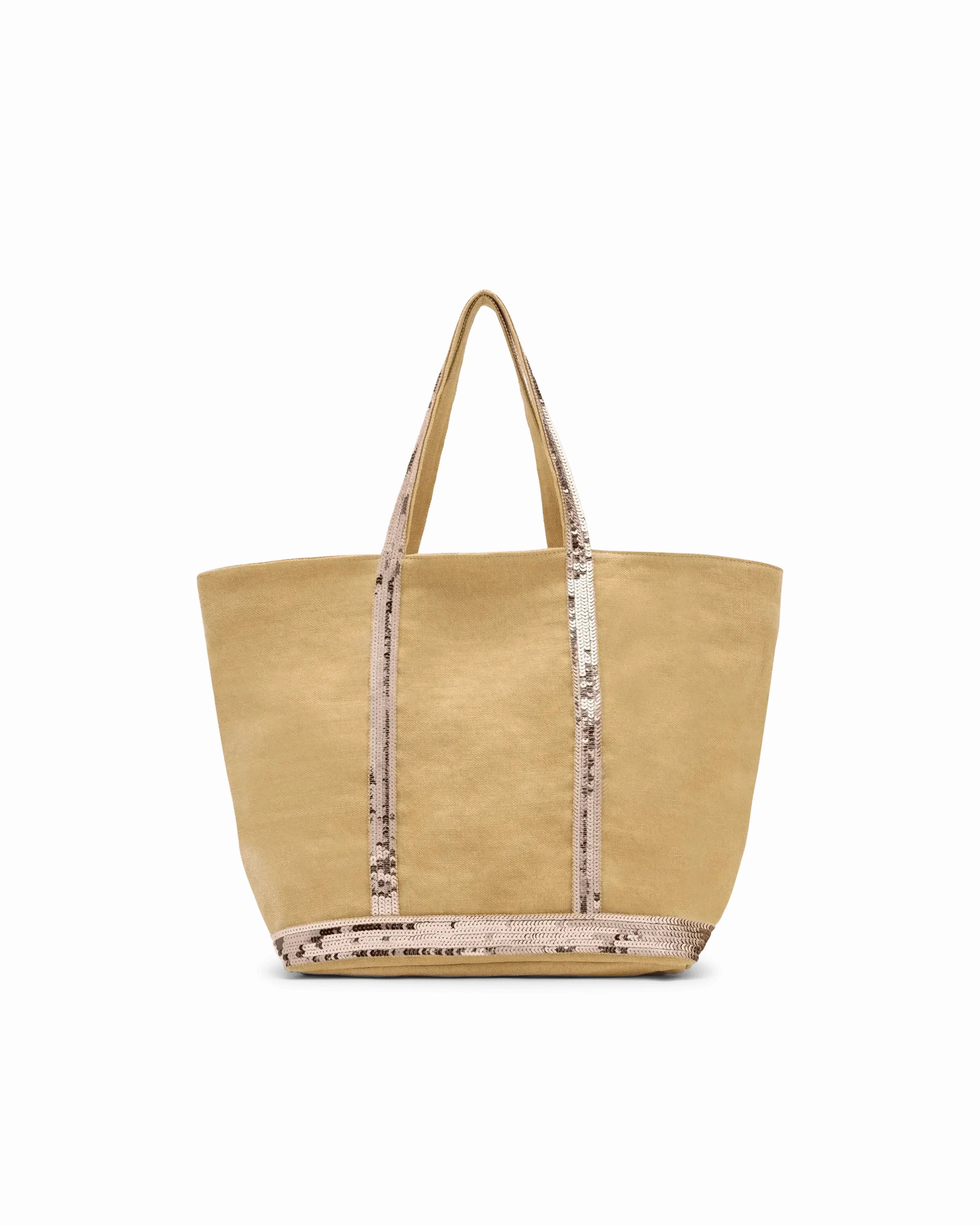 Sequin Trim Medium Tote Bag