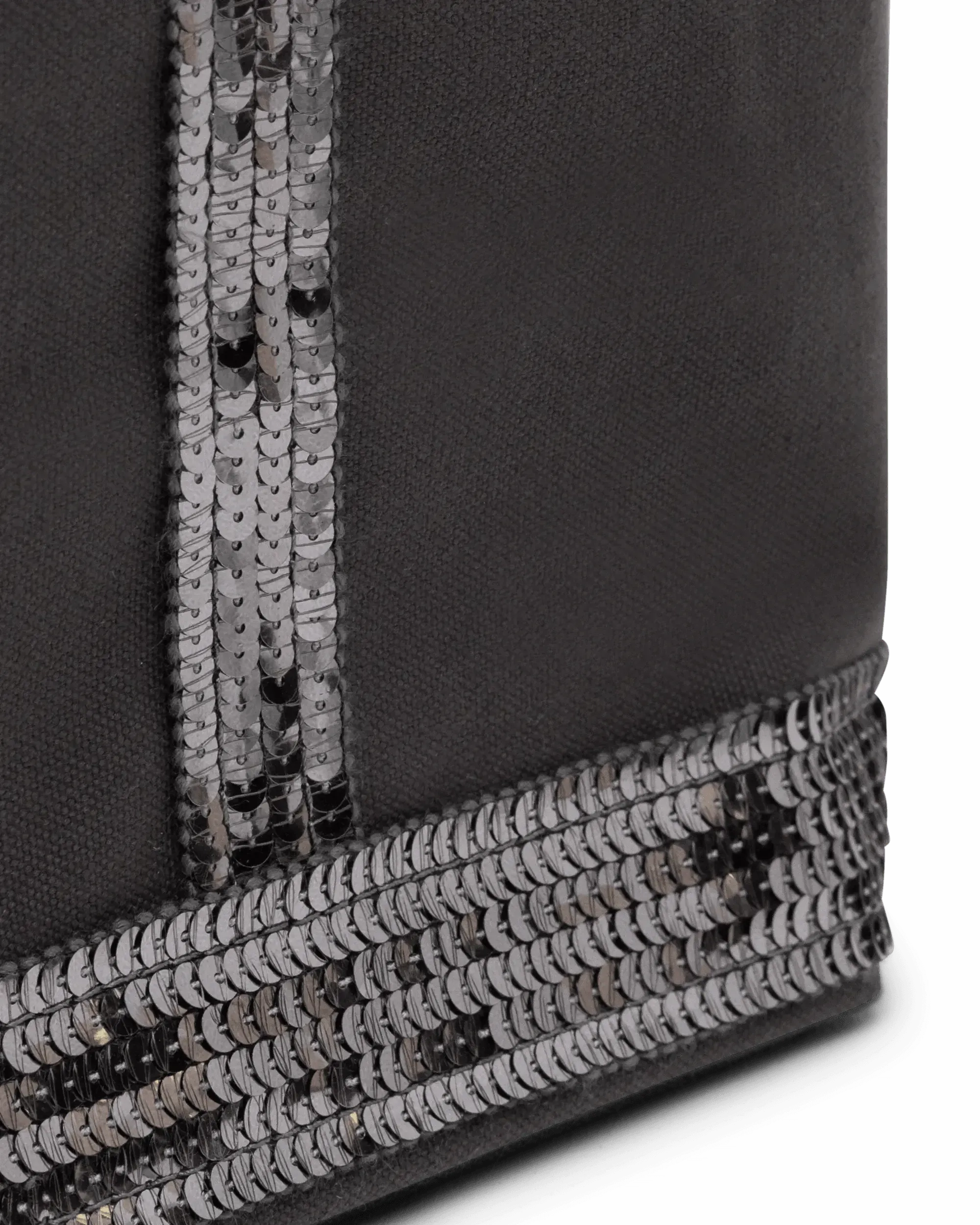 Sequin Trim Medium Tote Bag