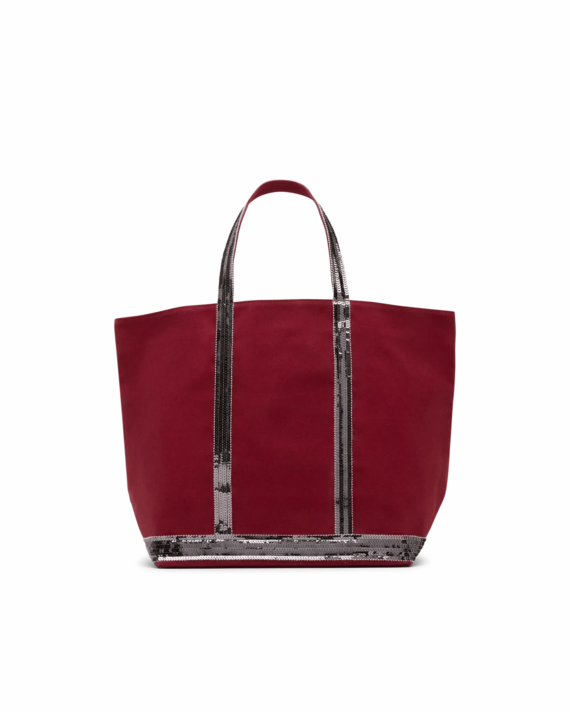Sequin Trim Medium Tote Bag