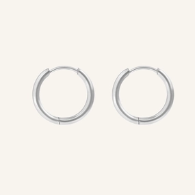 Silver Minimalist Super Mini Huggie Hoops
