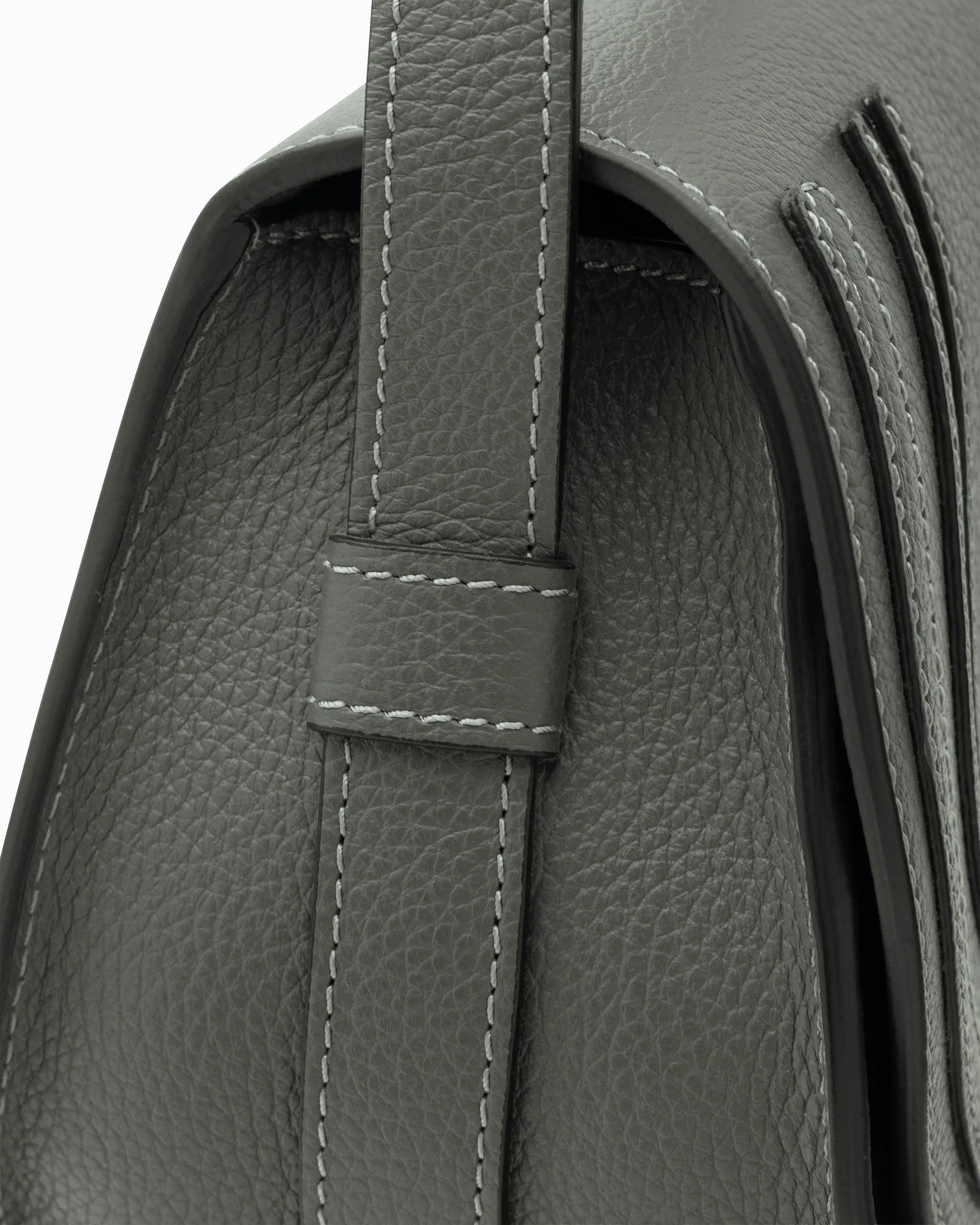 Small Marcie Leather Saddle Bag