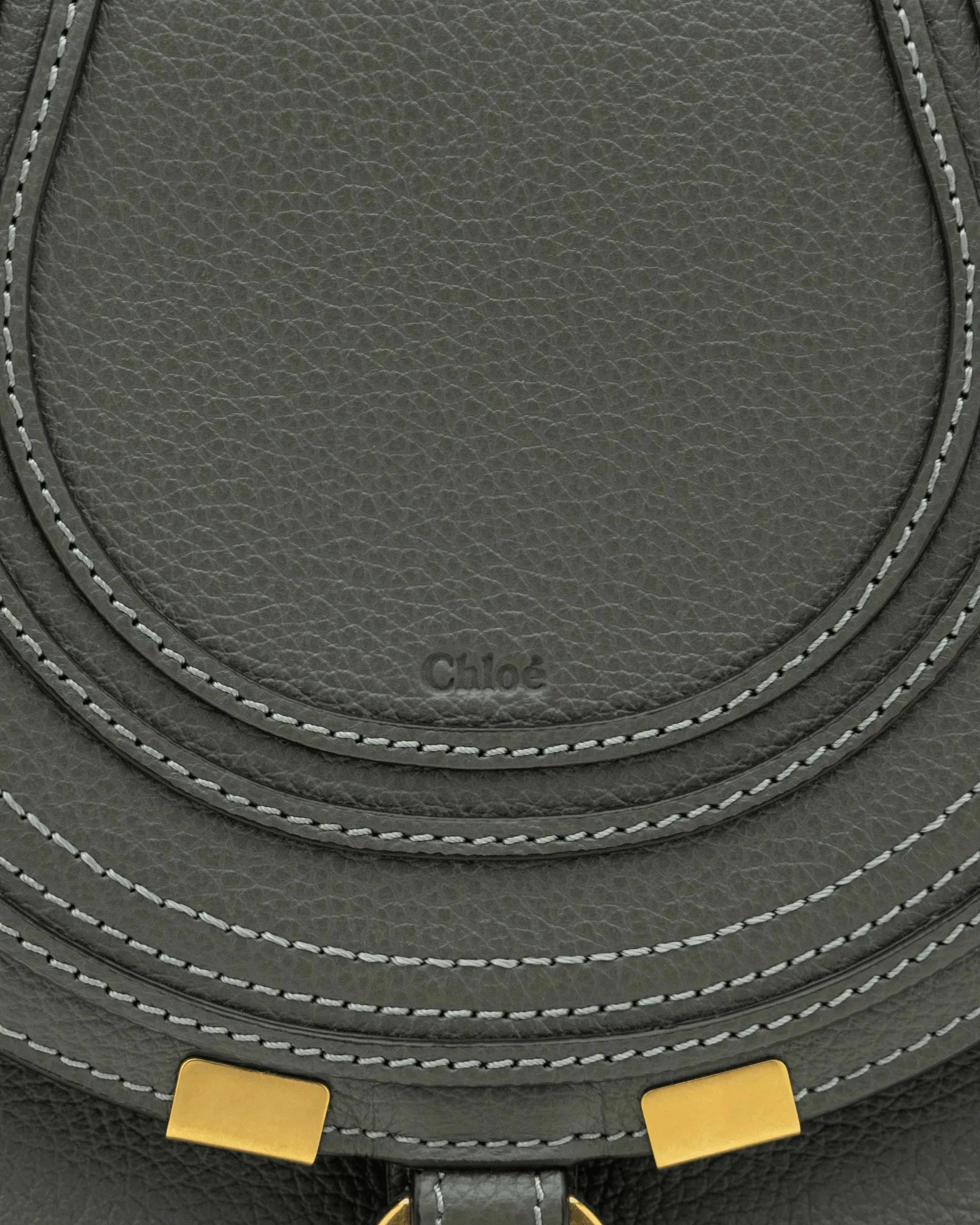 Small Marcie Leather Saddle Bag