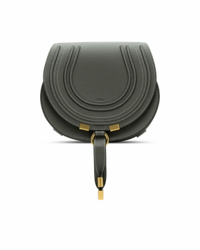 Small Marcie Leather Saddle Bag