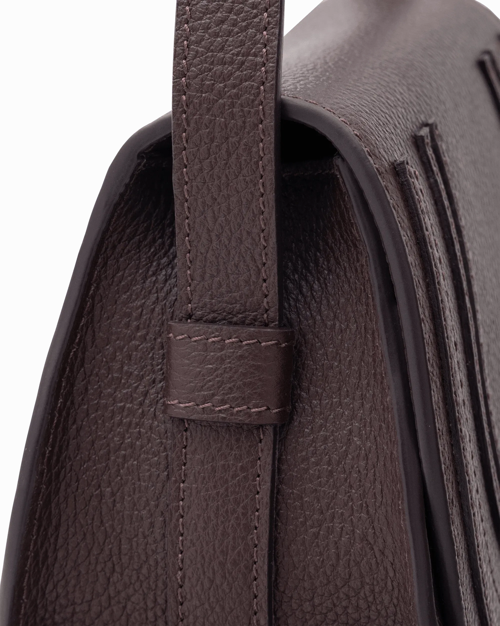 Small Marcie Leather Saddle Bag