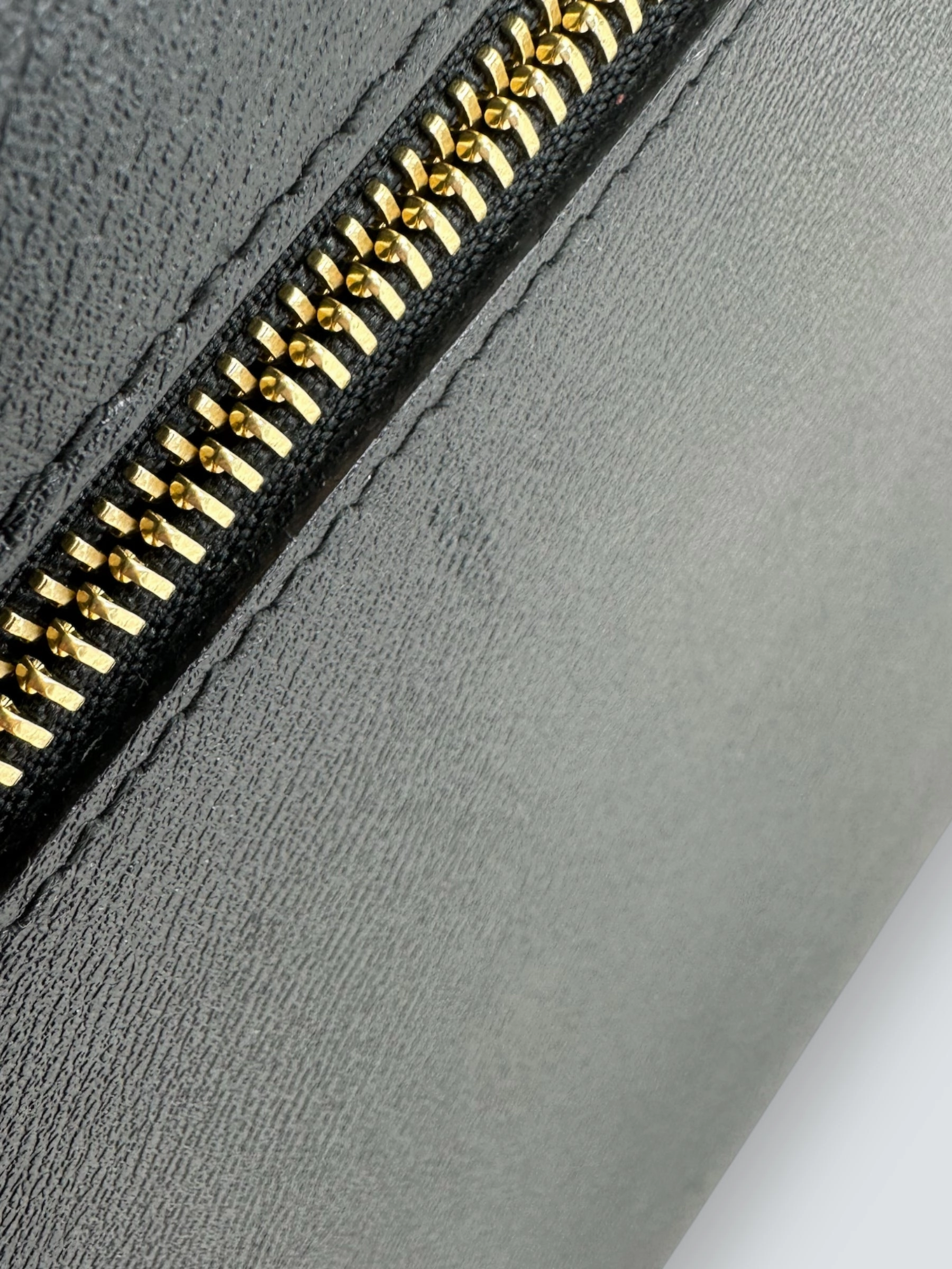 Smythson Black Leather Luggage Tote