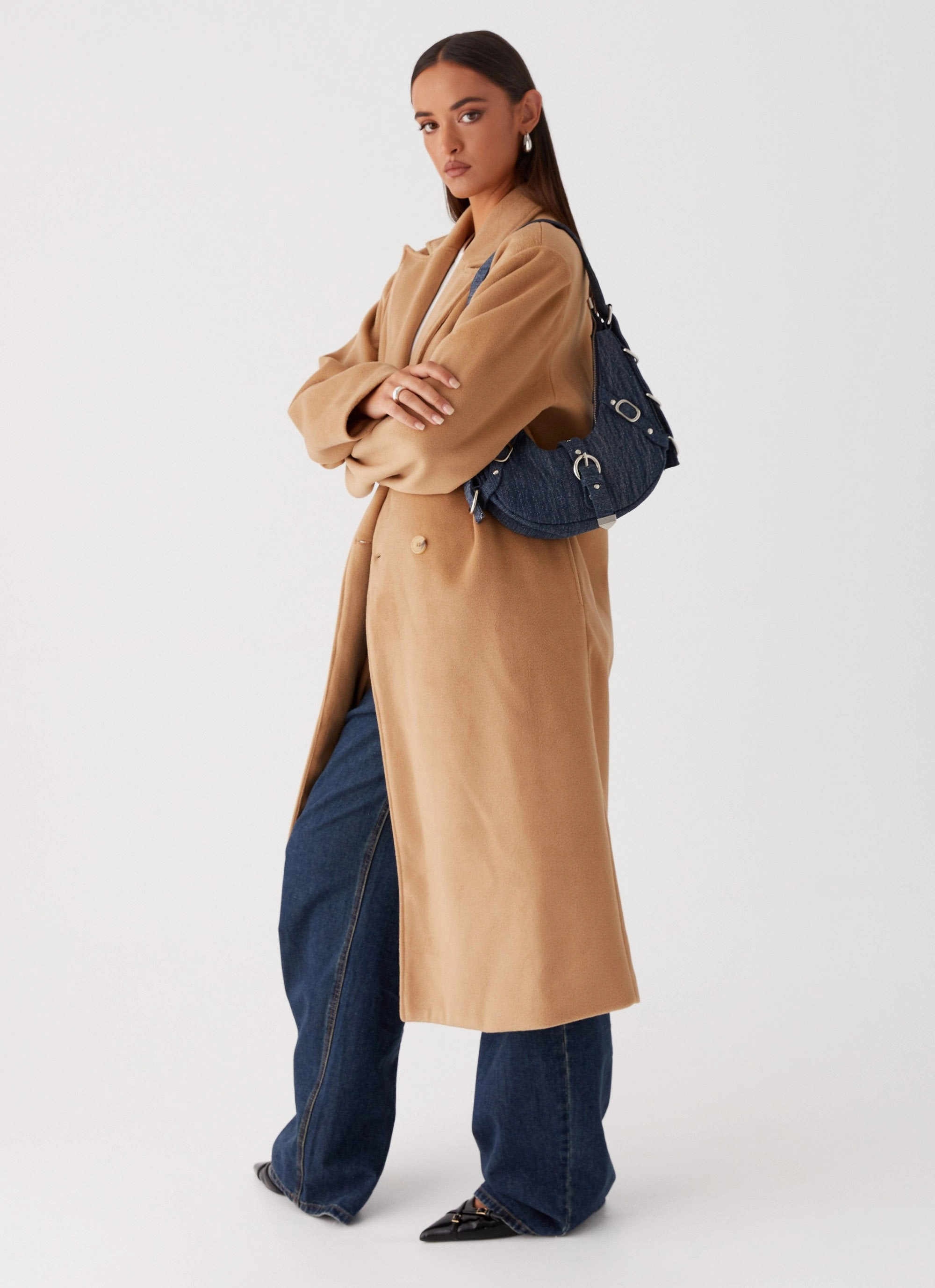 Sofia Shoulder Bag - Dark Blue