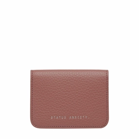 STATUS ANXIETY -  Miles Away Leather Card Holder Wallet
