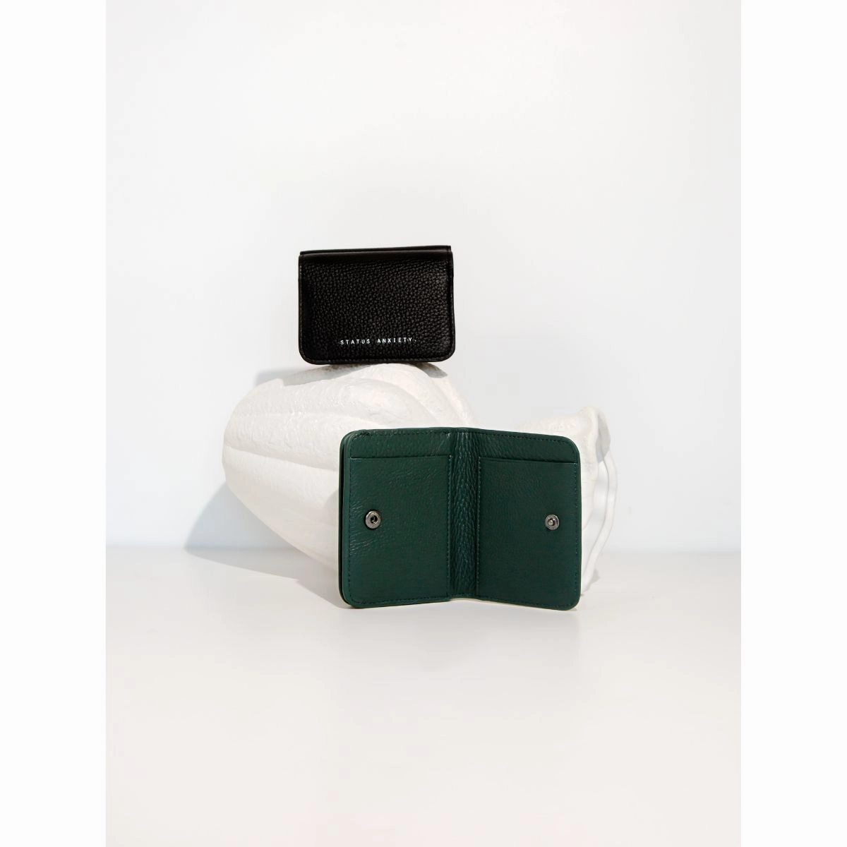 STATUS ANXIETY -  Miles Away Leather Card Holder Wallet