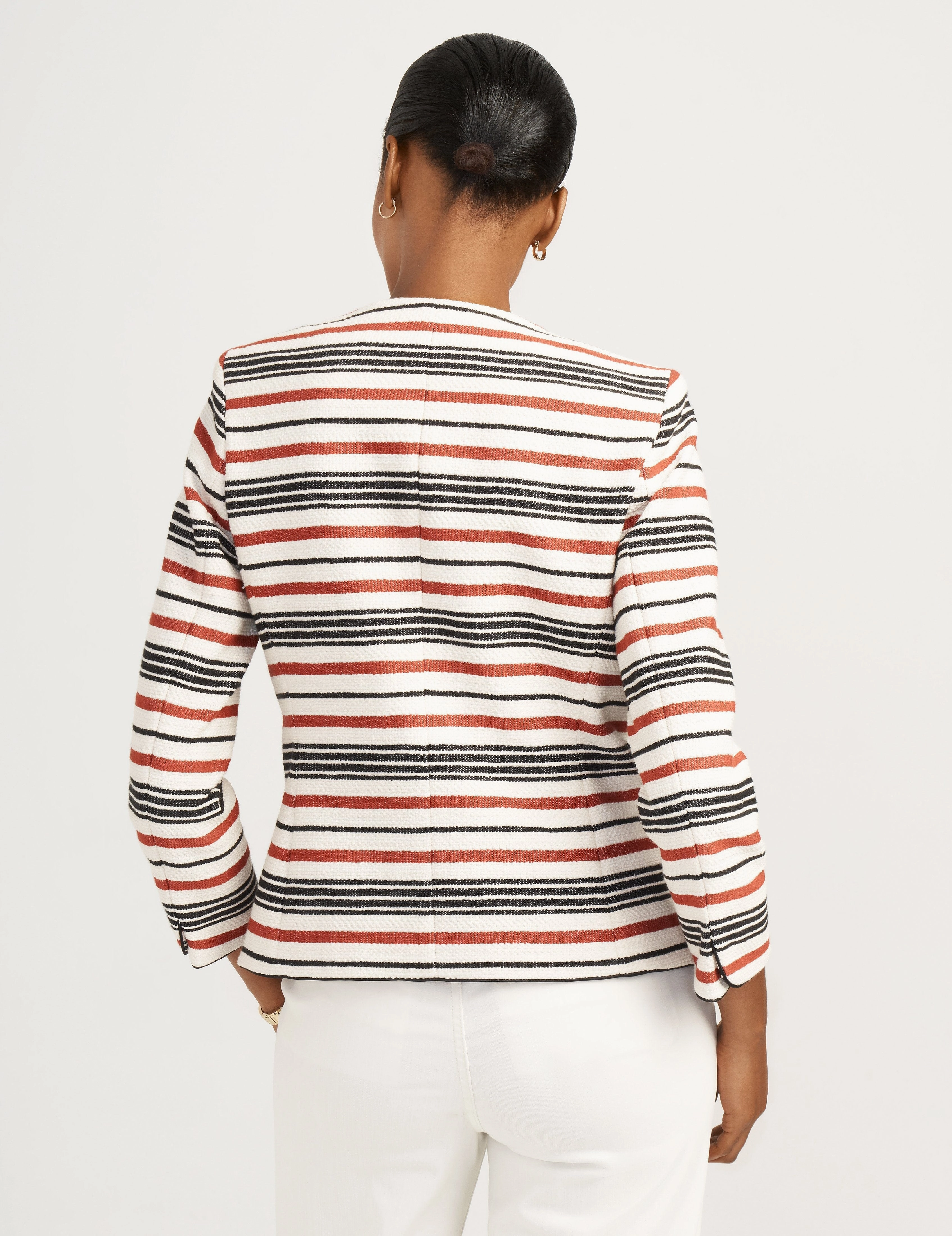 Stripe Tweed Jacket- Sale