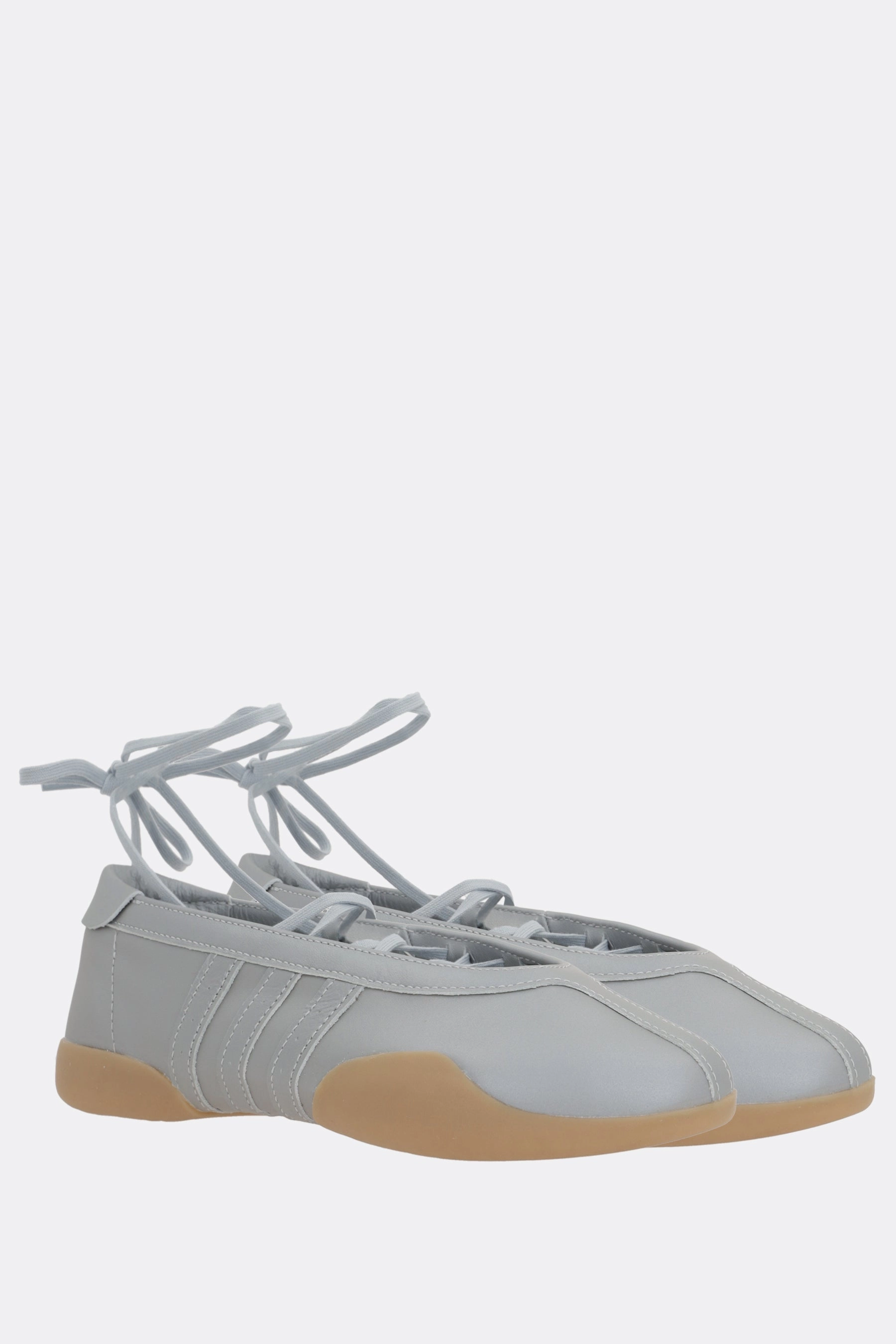 Taekwondo Mei ballerinas in laminated leather