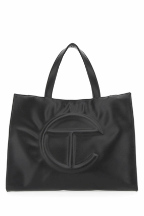 Telfar Logo Embossed Medium Tote Bag