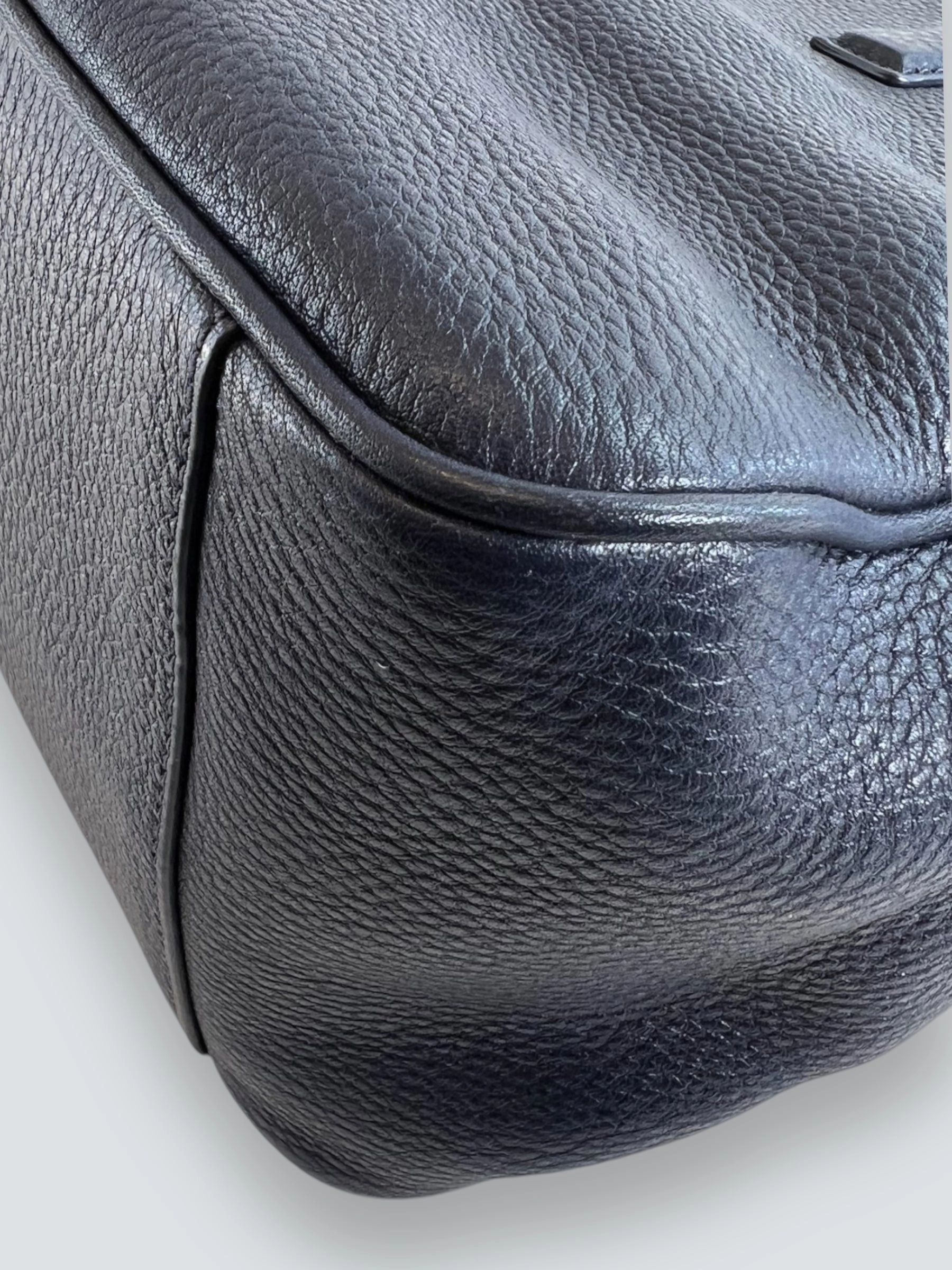 Tory Burch Navy Leather Tote