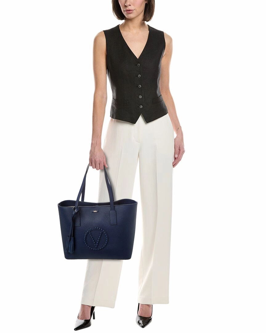 Valentino by Mario Valentino Soho Rock Leather Tote