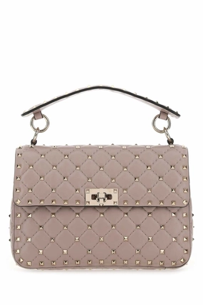 Valentino Garavani Rockstud Foldover Tote Bag