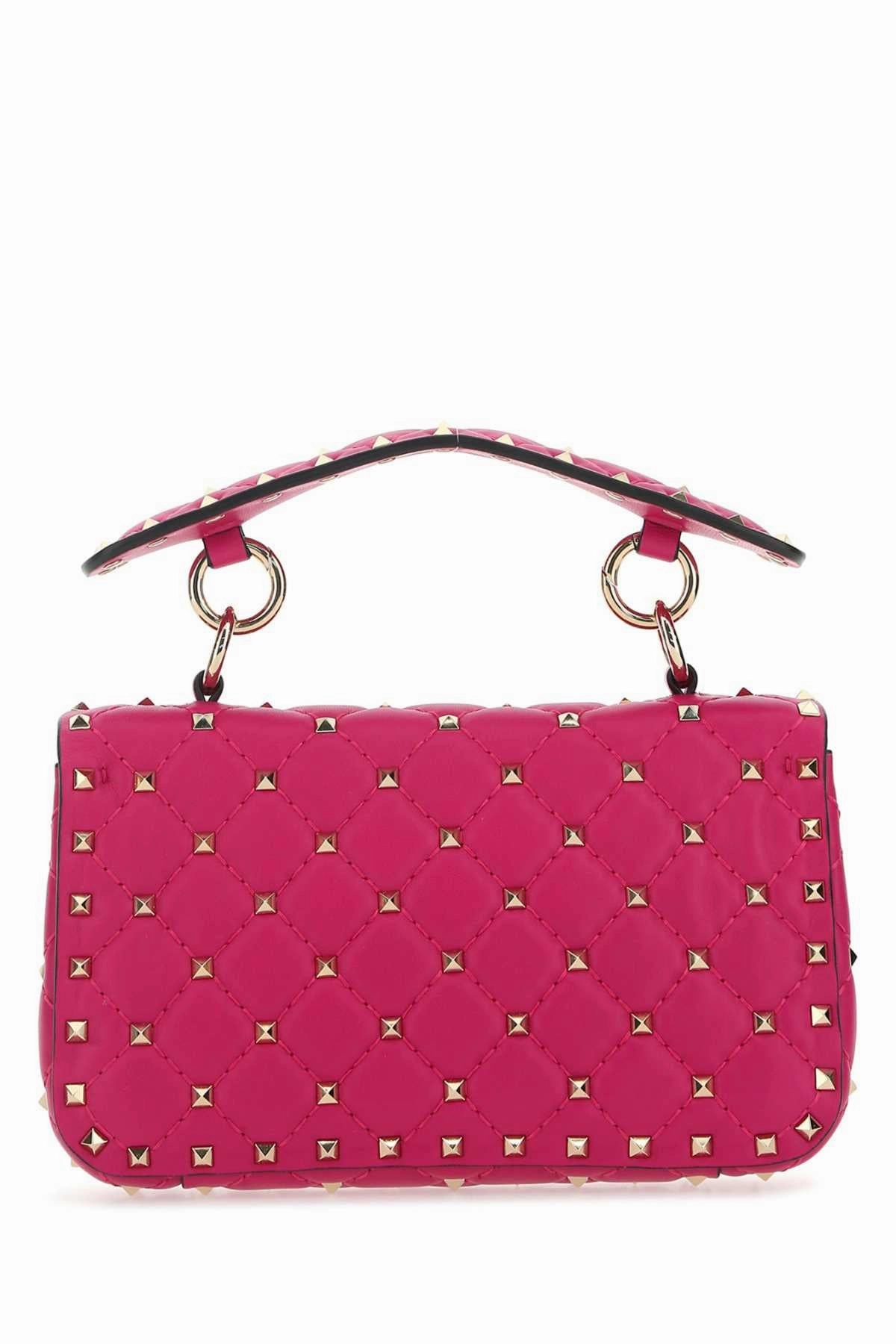 Valentino Garavani Rockstud Spike Foldover Top Shoulder Bag