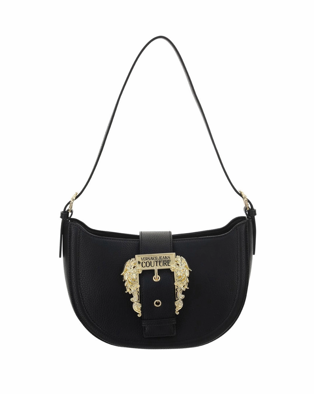 Versace Jeans Couture Logo Buckled Shoulder Bag