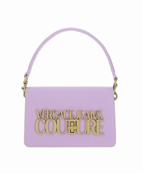 Versace Jeans Couture Logo-Lettering Foldover Shoulder Bag