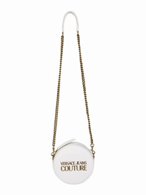 Versace Jeans Couture Logo-Lettering Zipped Crossbody Bag